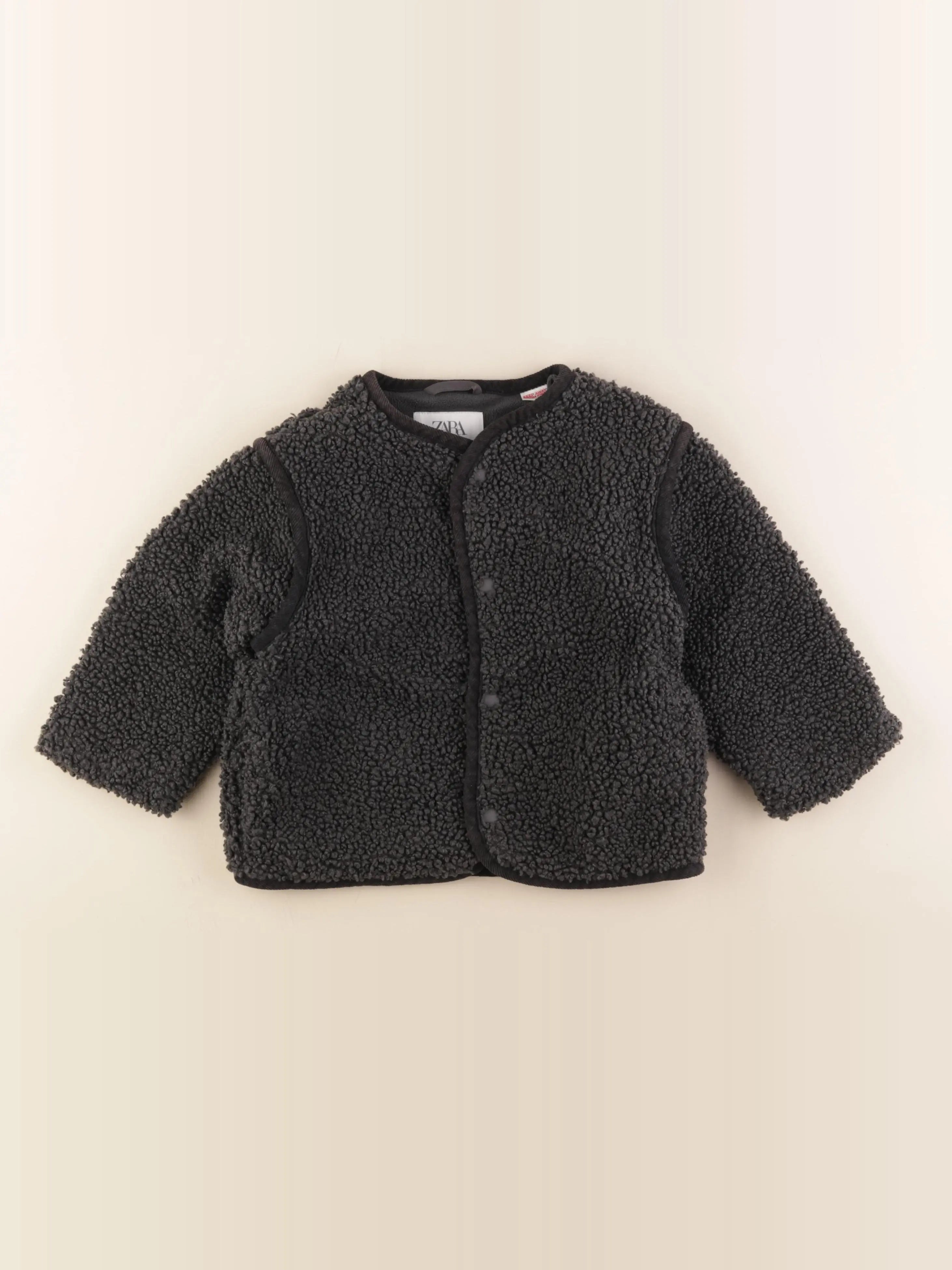 Zara - veste doublé gris - 4 ans