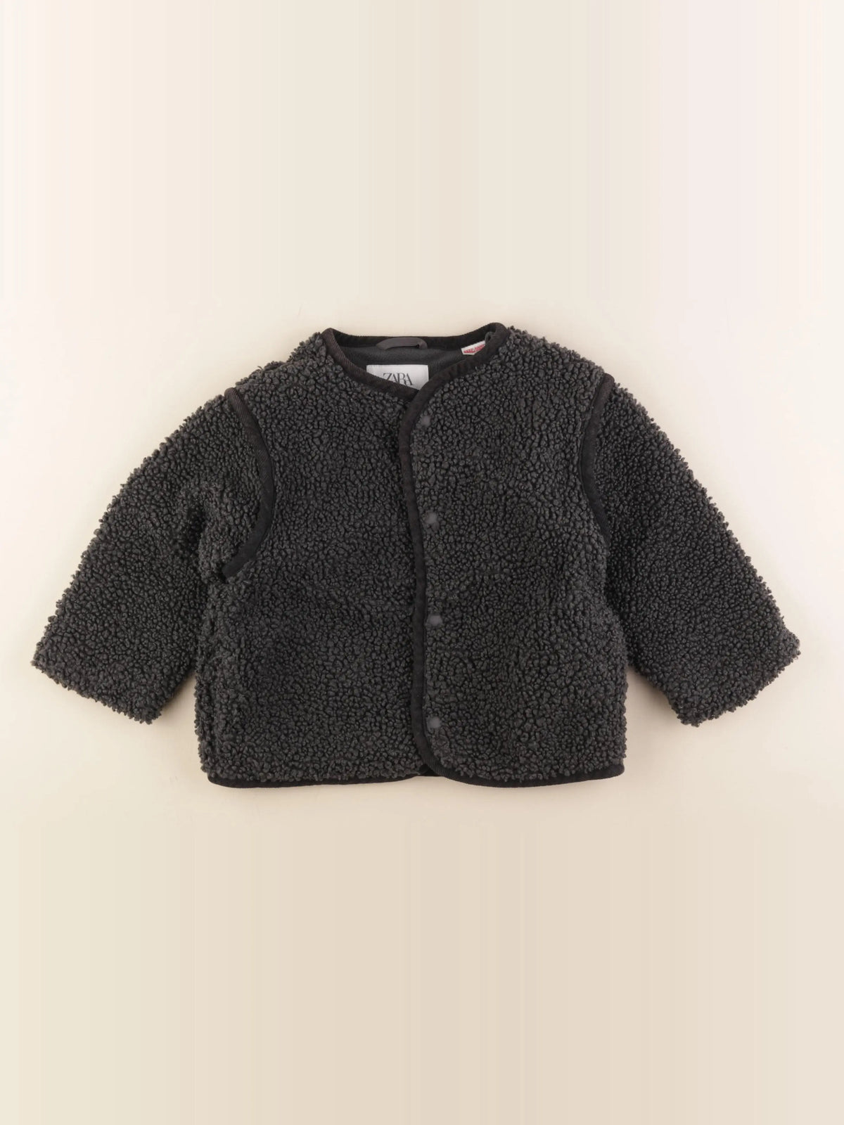 Zara - veste doublé gris - 4 ans