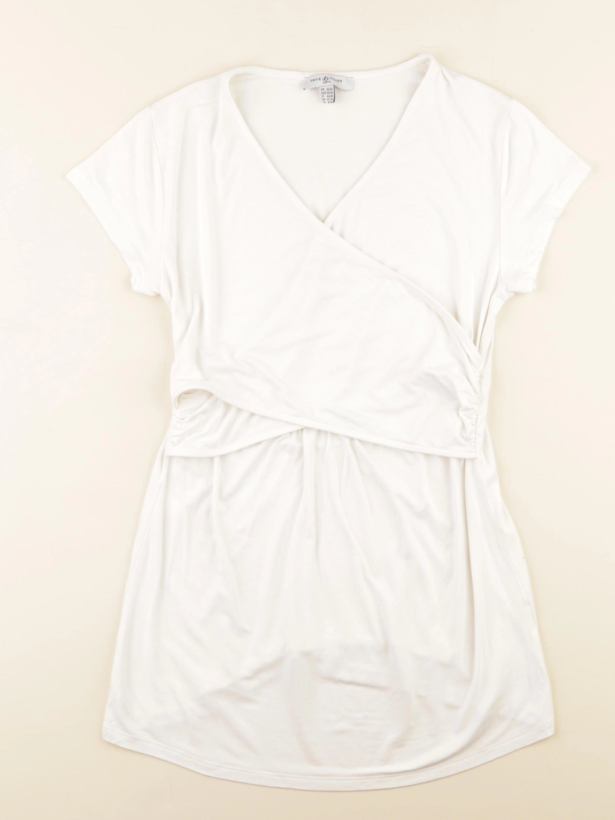 Envie de fraise - tee-shirt grossesse, allaitement beige - 40 à 42