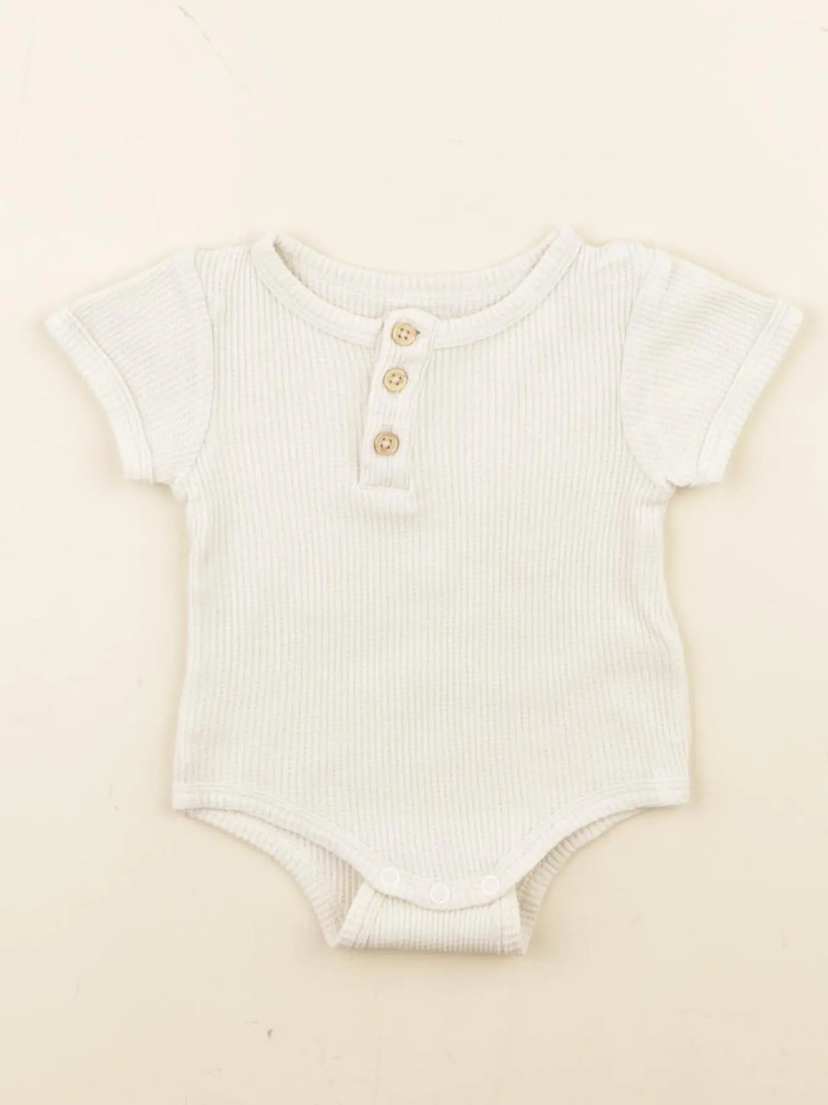 Vertbaudet - body tee-shirt beige - 3 mois