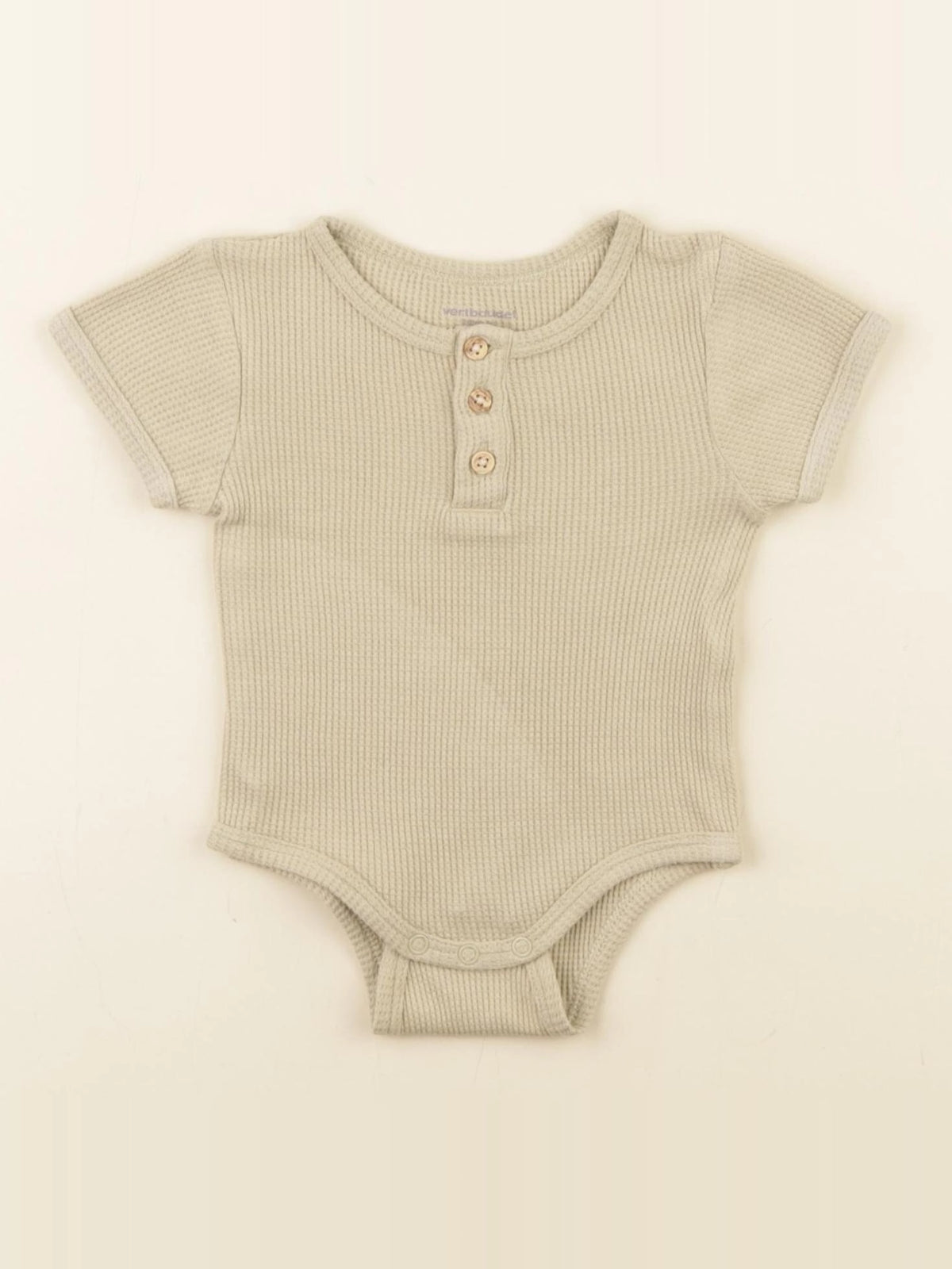 Vertbaudet - body tee-shirt vert - 3 mois