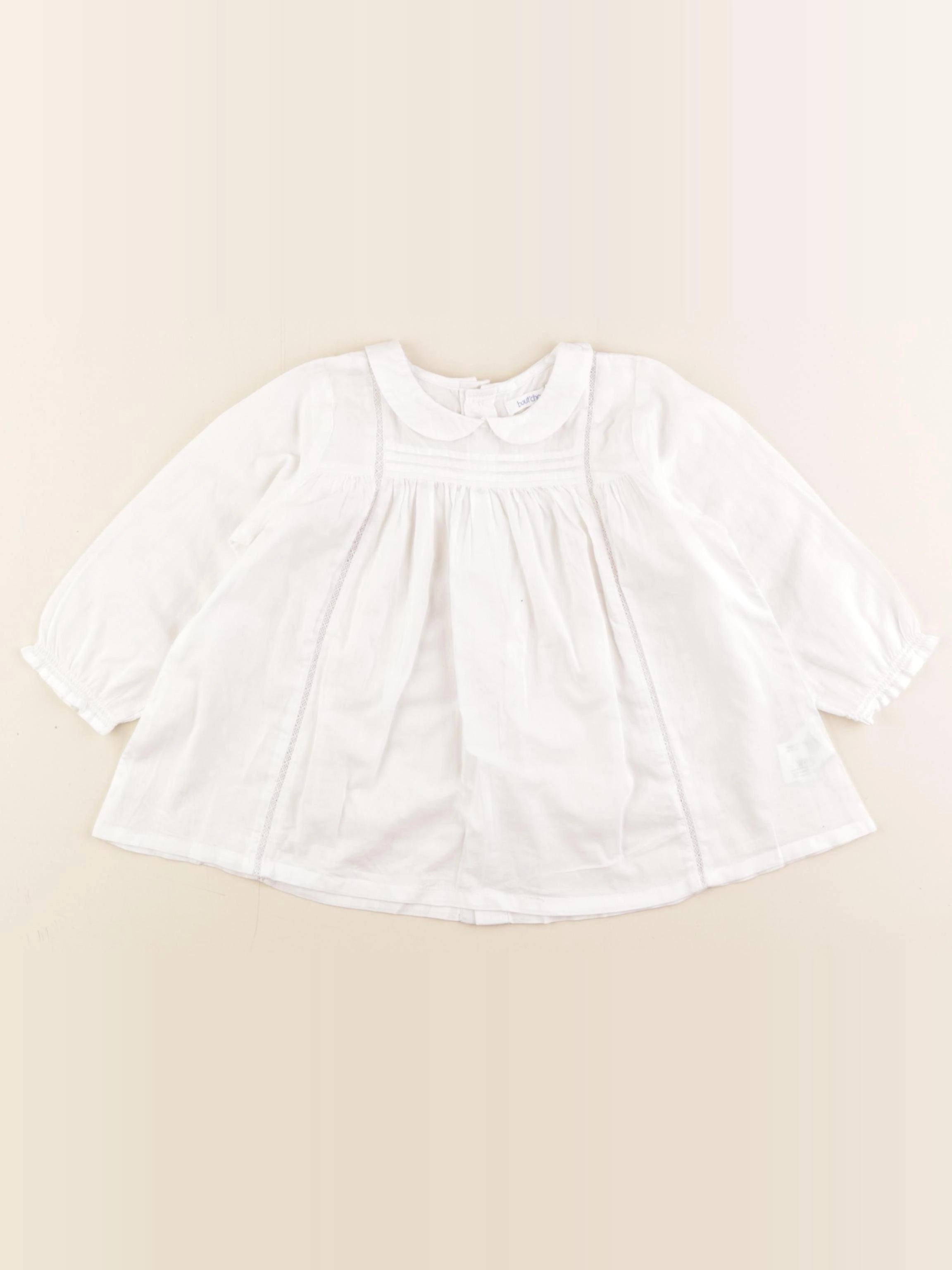 Boutchou - blouse blanc - 18 mois