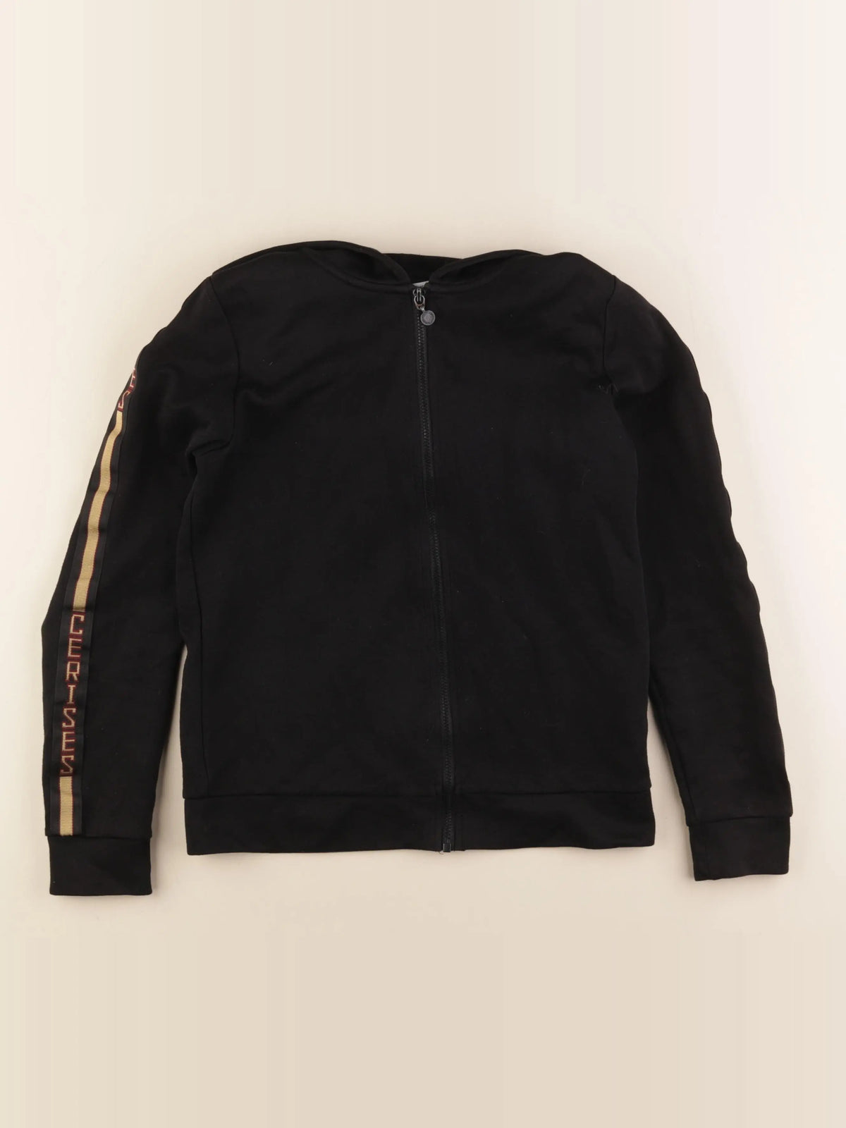 Le temps des cerises  - sweat noir - 10/12 ans