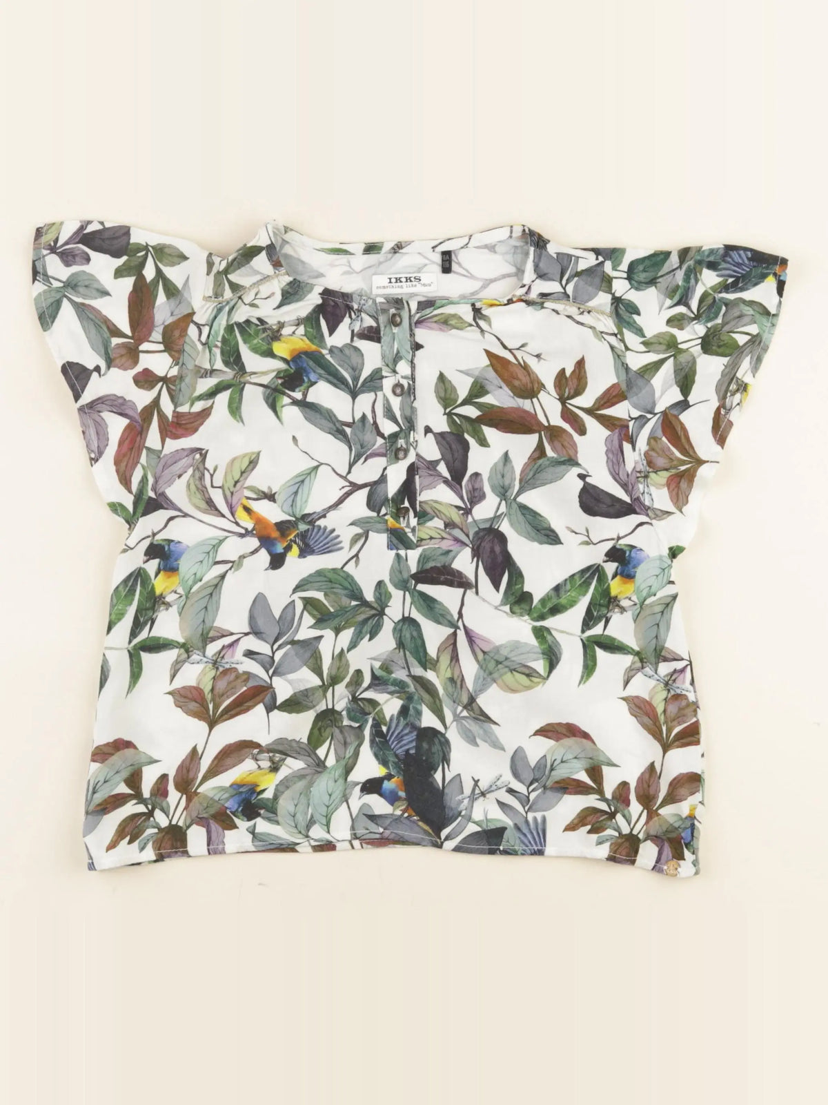 IKKS - blouse vert - 6 ans