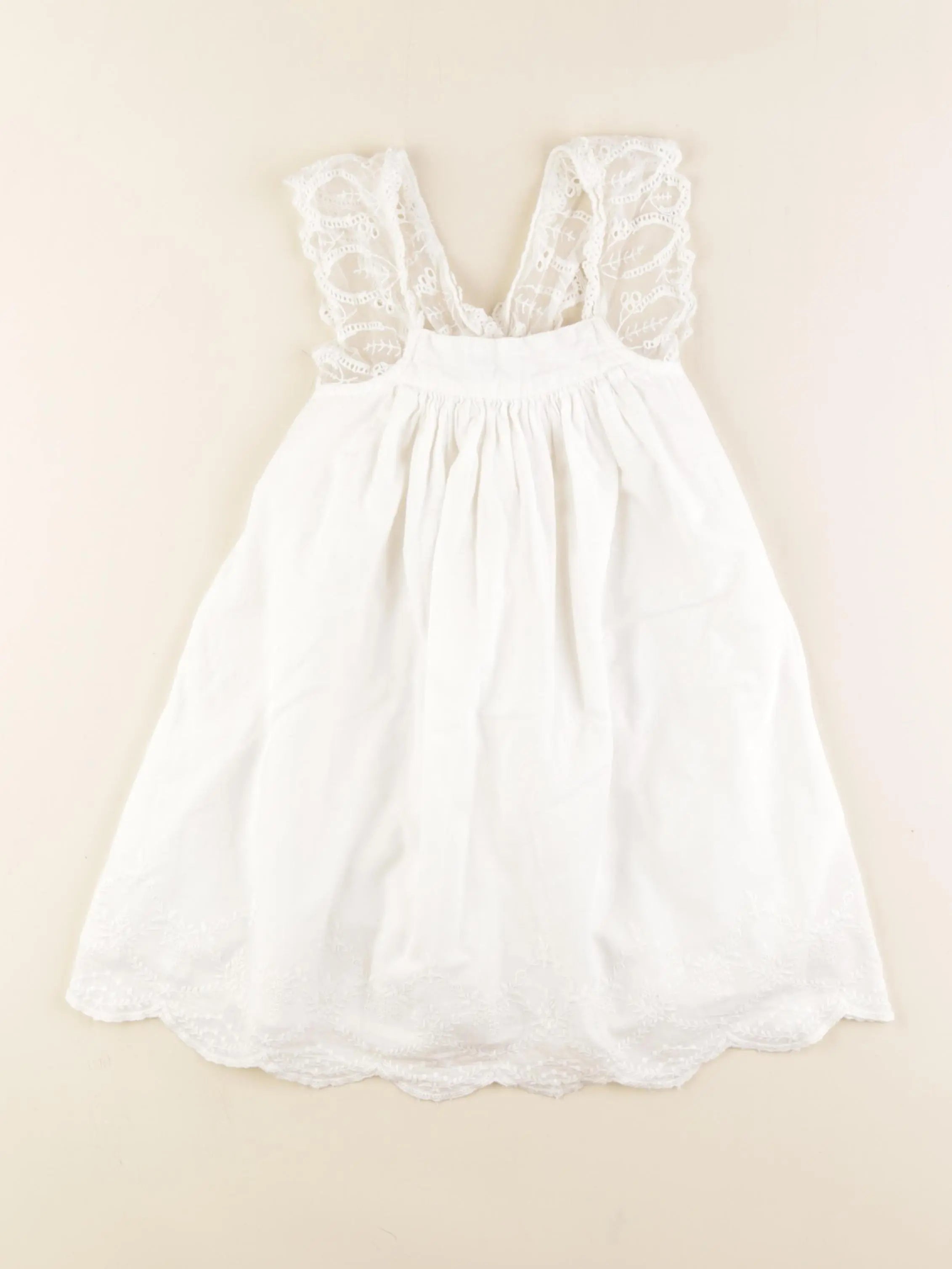 Vertbaudet - robe blanc - 4 ans