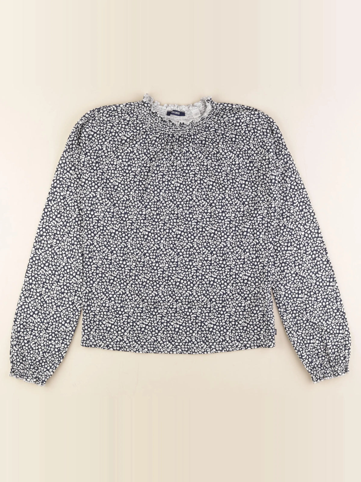 Okaidi - tee-shirt bleu, blanc - 14 ans