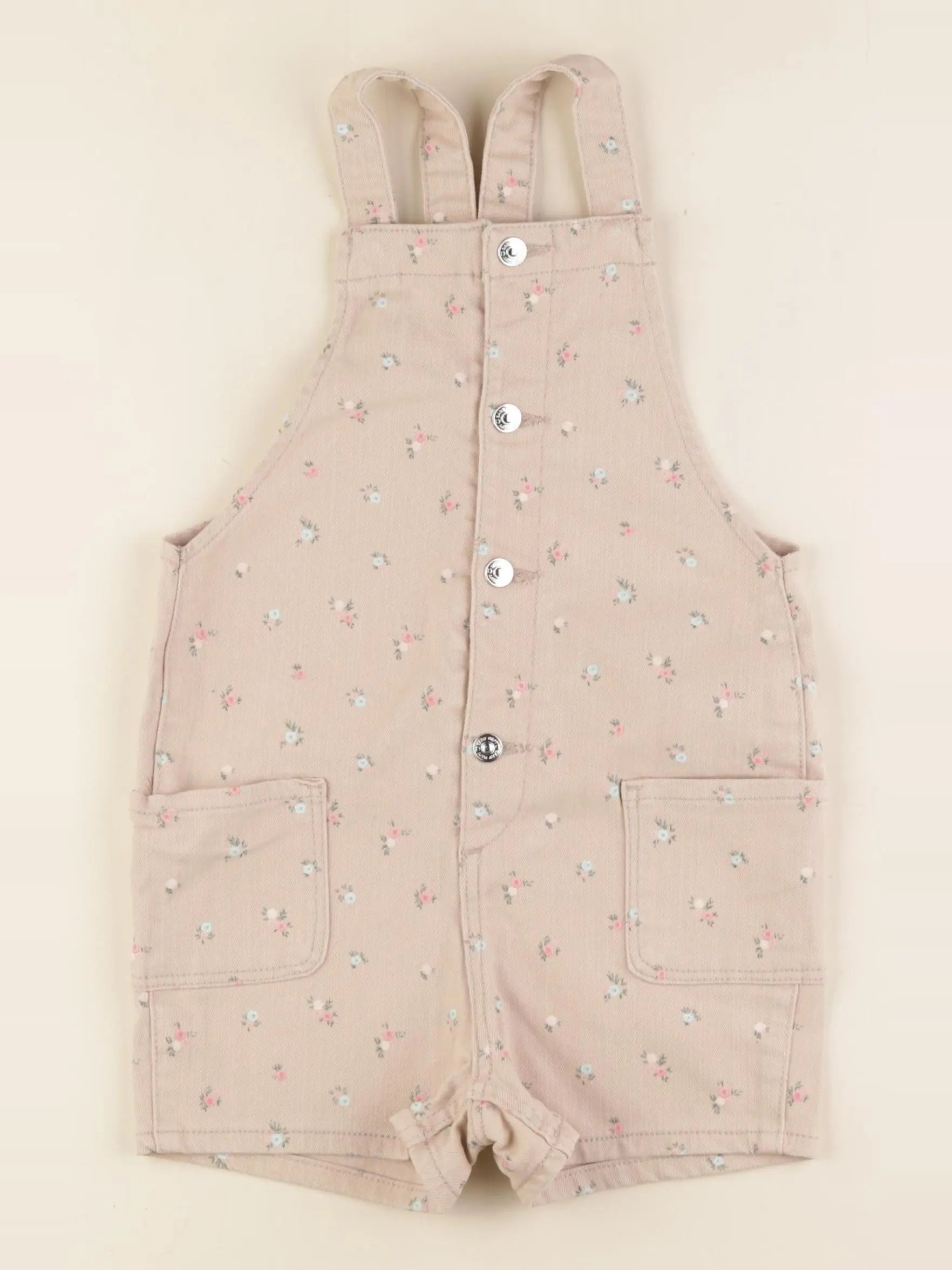 H&M - salopette marron - 2/3 ans