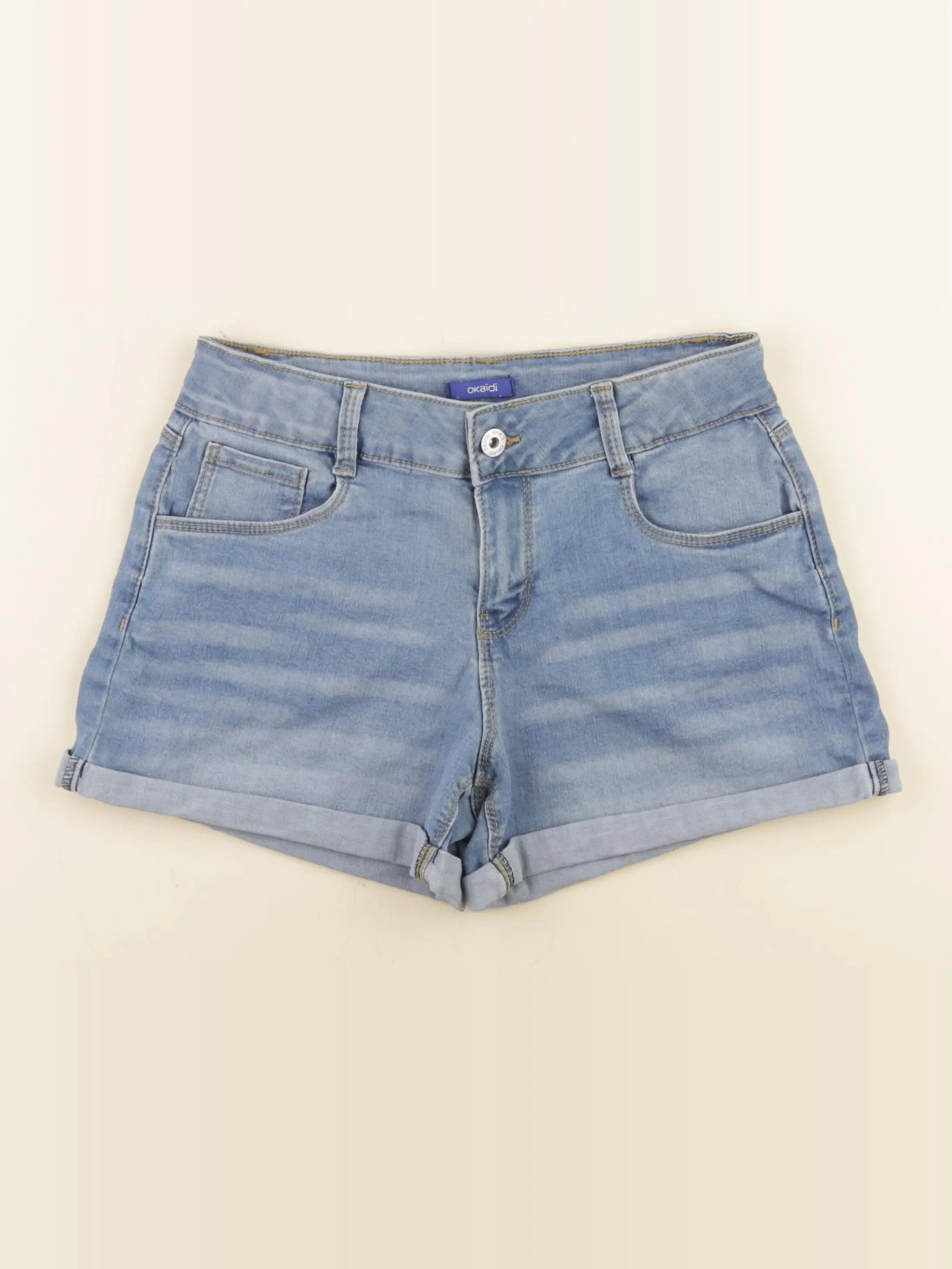 Okaidi - short bleu - 14 ans