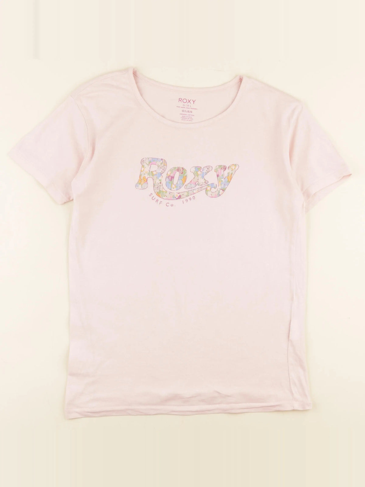 Roxy - tee-shirt rose - 12 ans