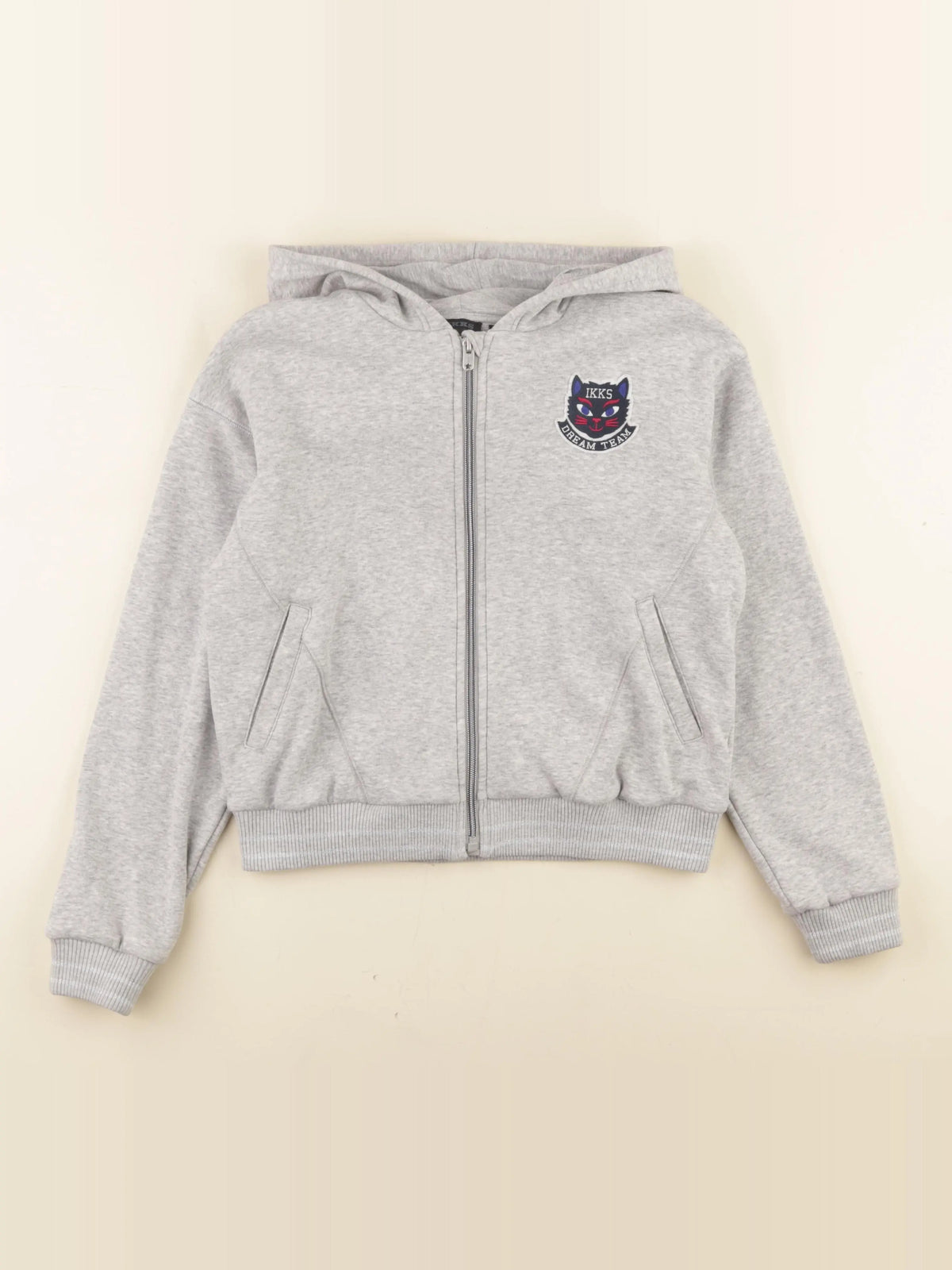 IKKS - sweat gris - 12 ans