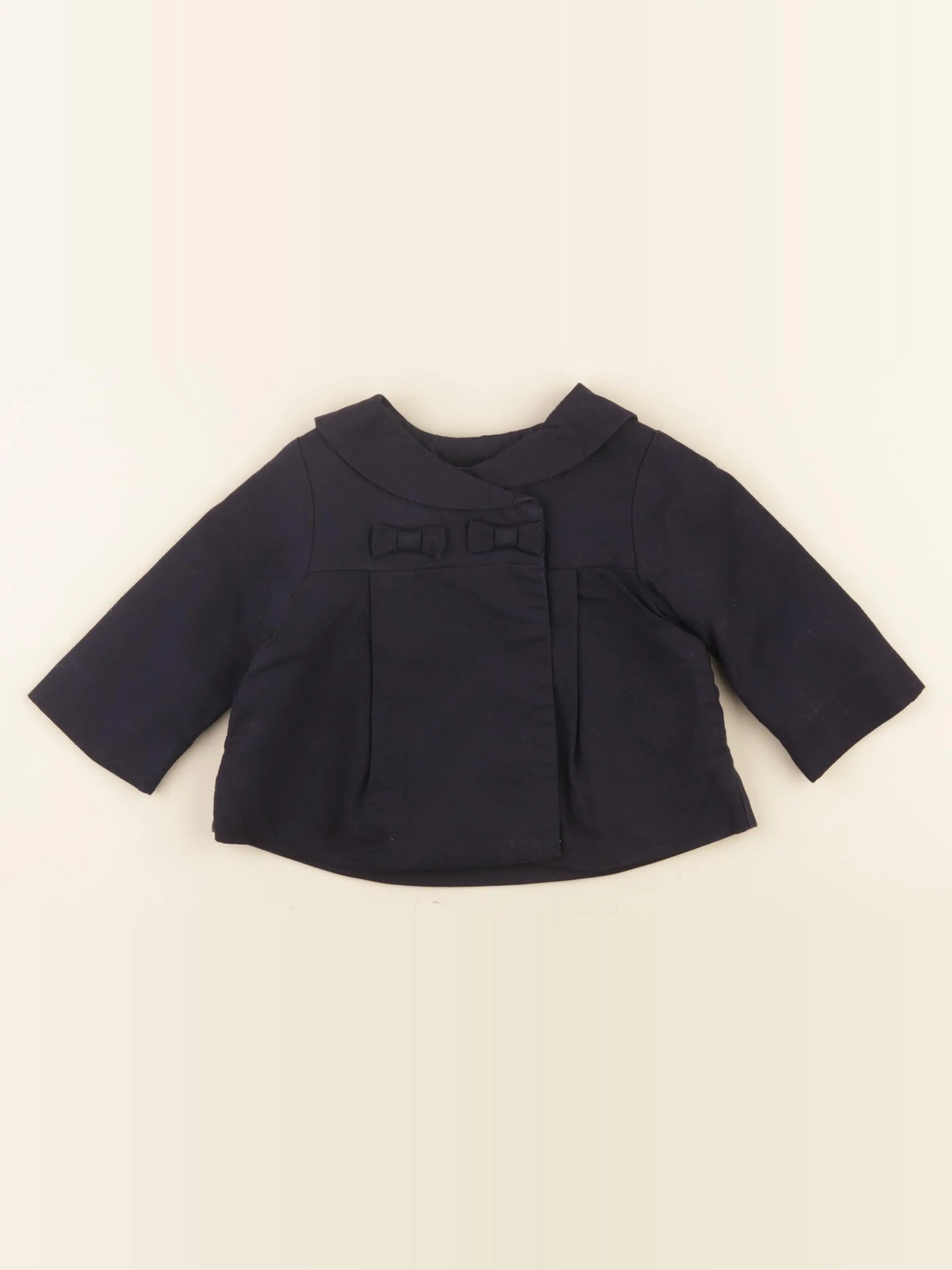 Jacadi - veste bleu - 6 mois