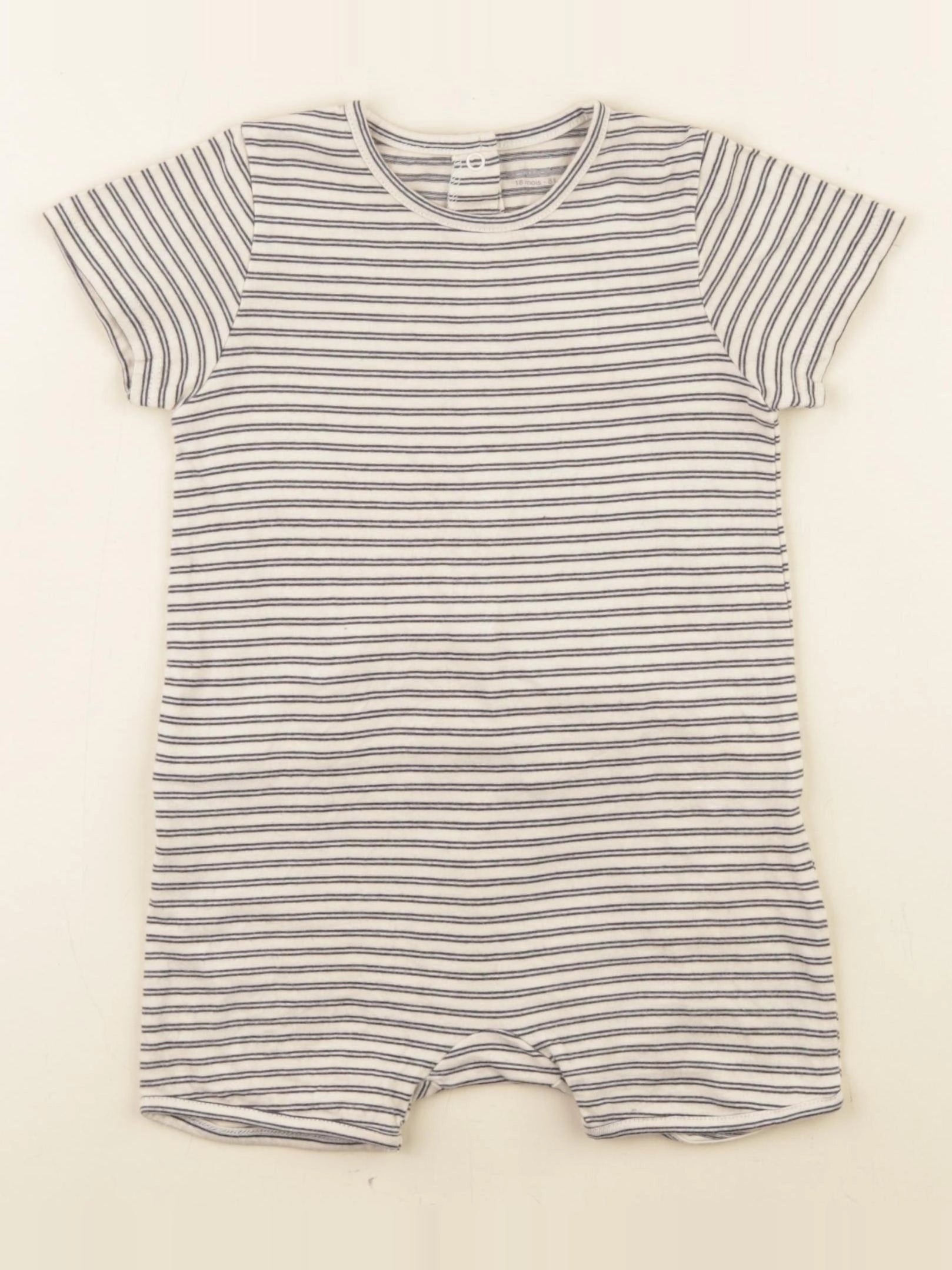 Vertbaudet - pyjama coton marron - 18 mois