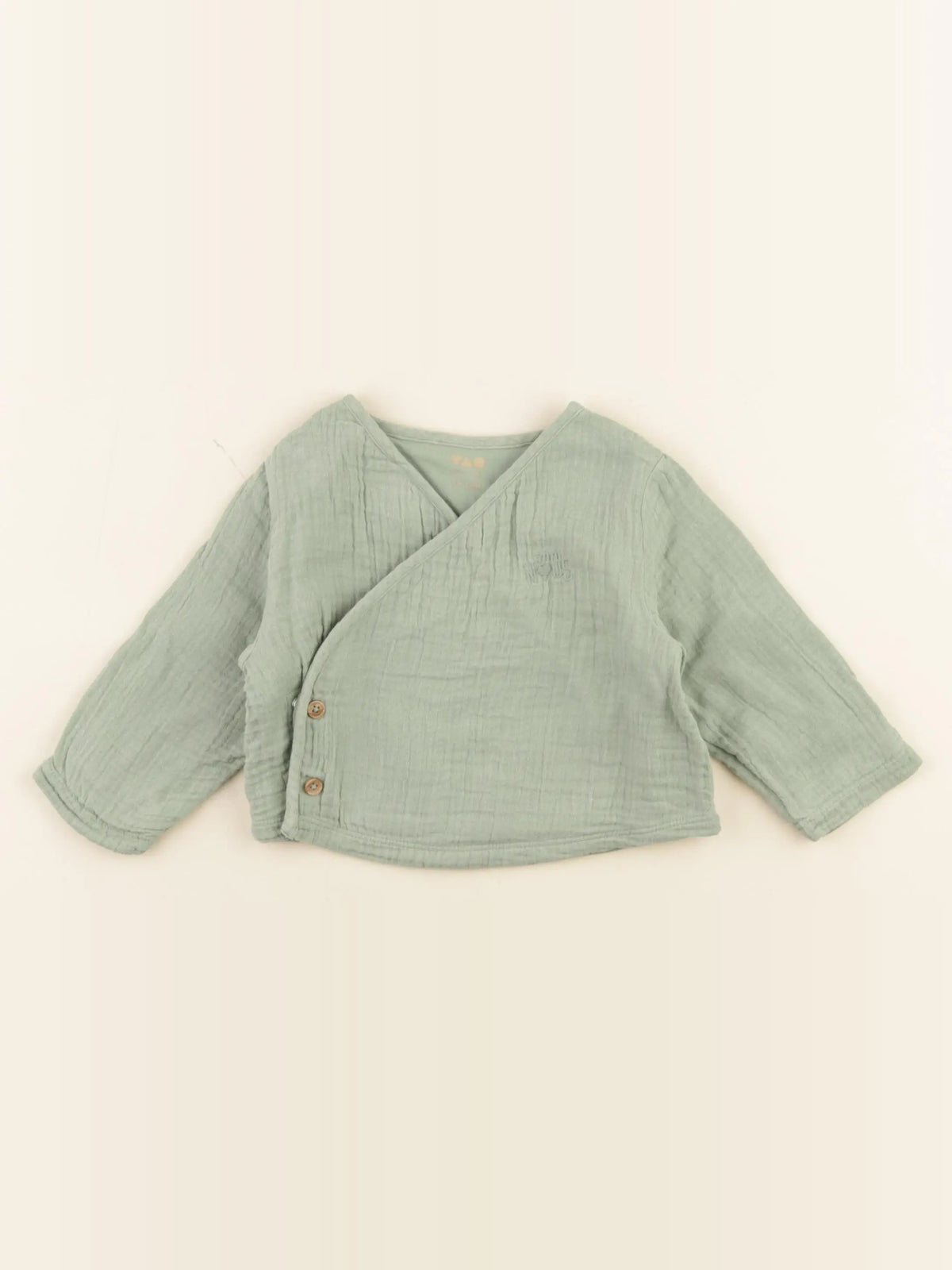 Tape à l'oeil - chemise vert - 6 mois