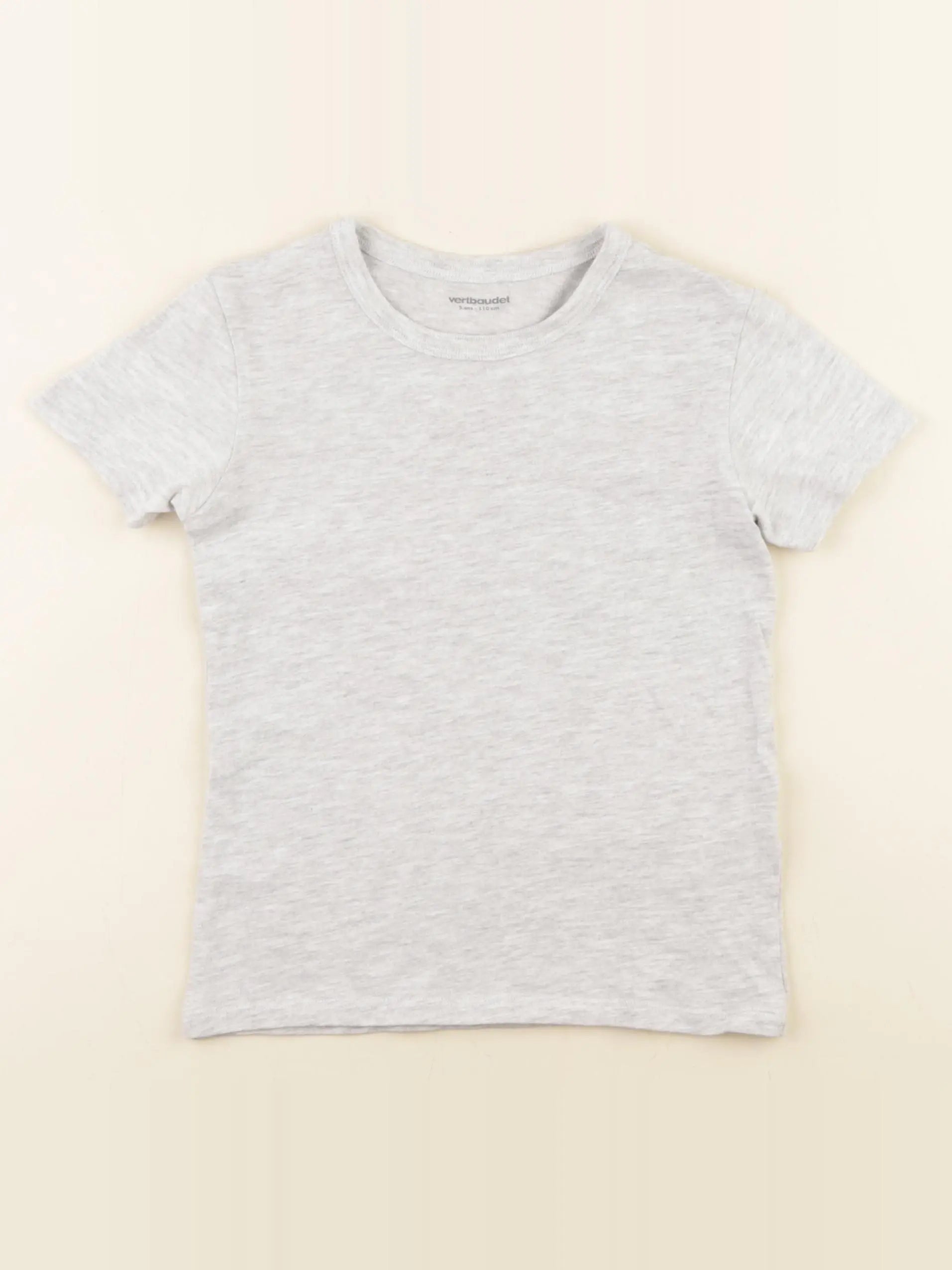 Vertbaudet - maillot de corps gris - 5 ans