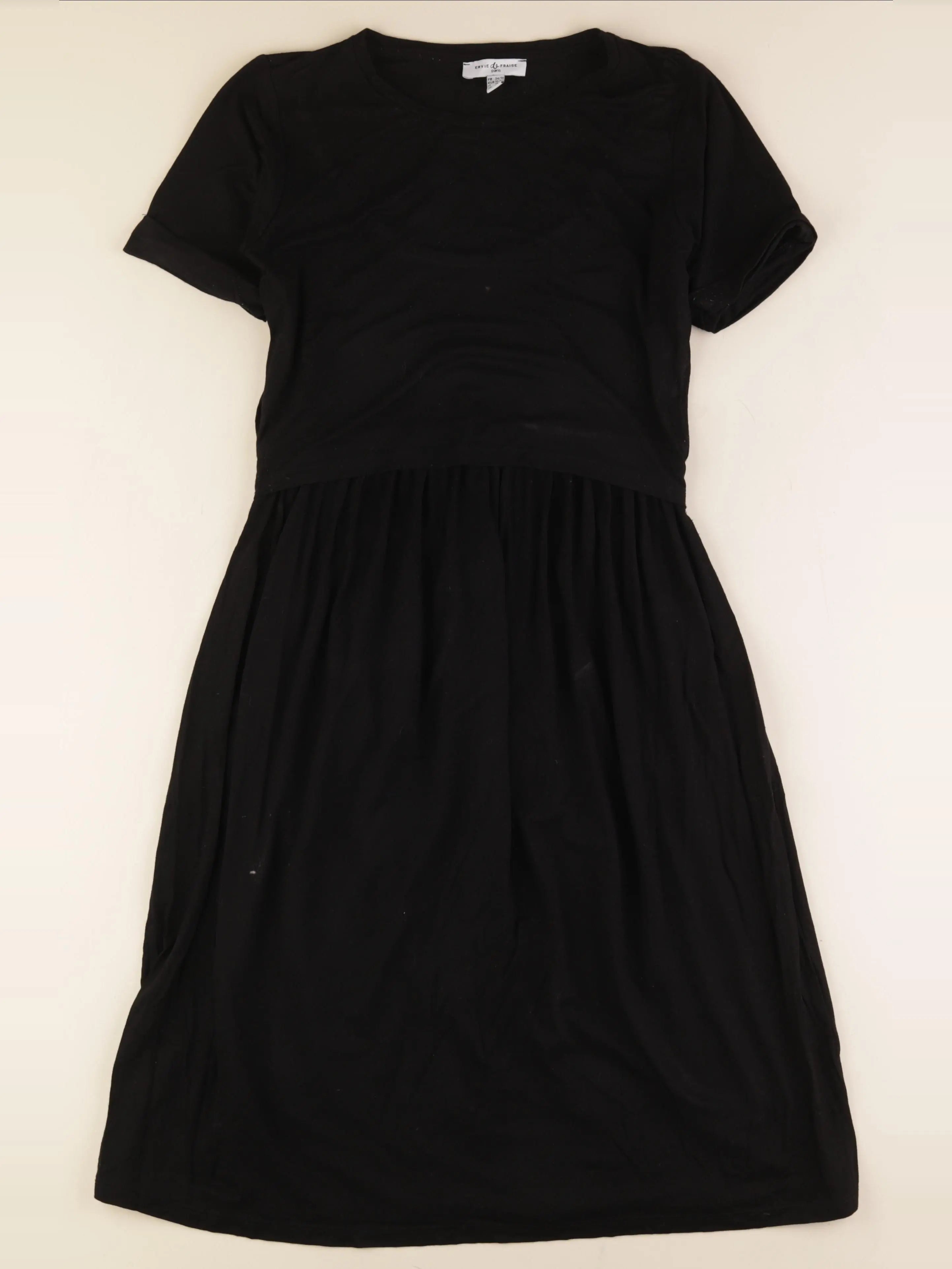 Envie de fraise - robe grossesse noir - 36