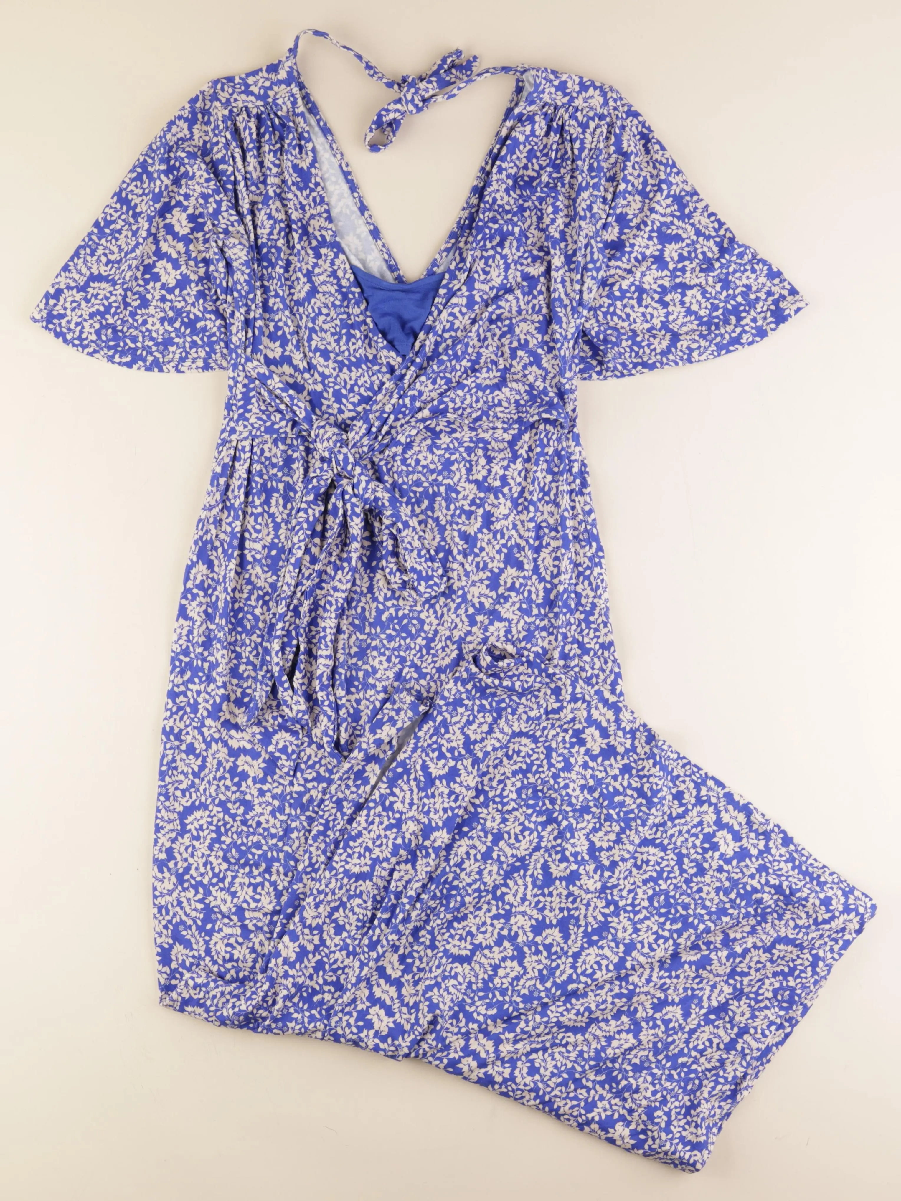 Envie de fraise - robe grossesse bleu, blanc - 34 à 36