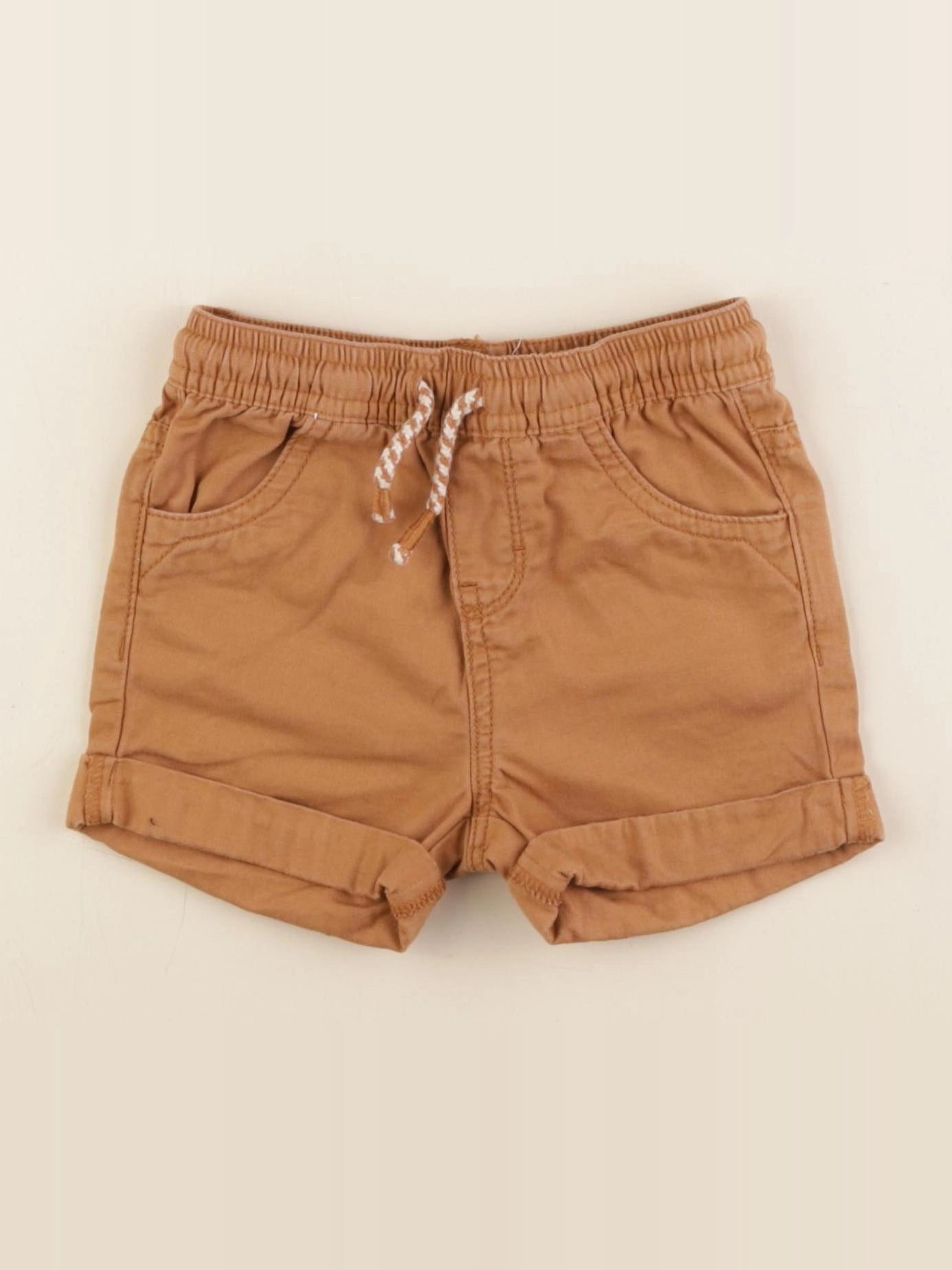 Vertbaudet - short marron - 18 mois