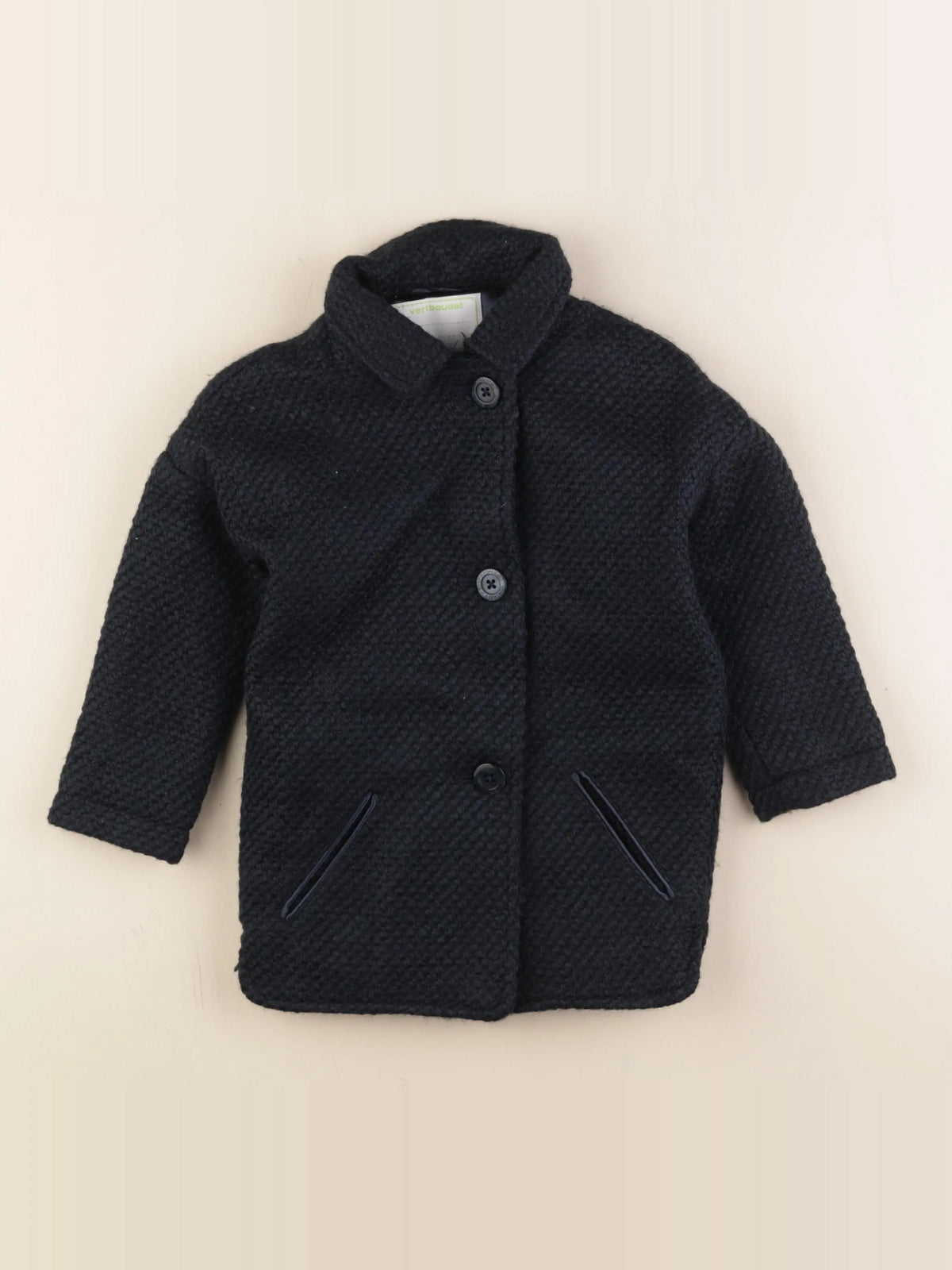 Vertbaudet - manteau bleu - 3 ans