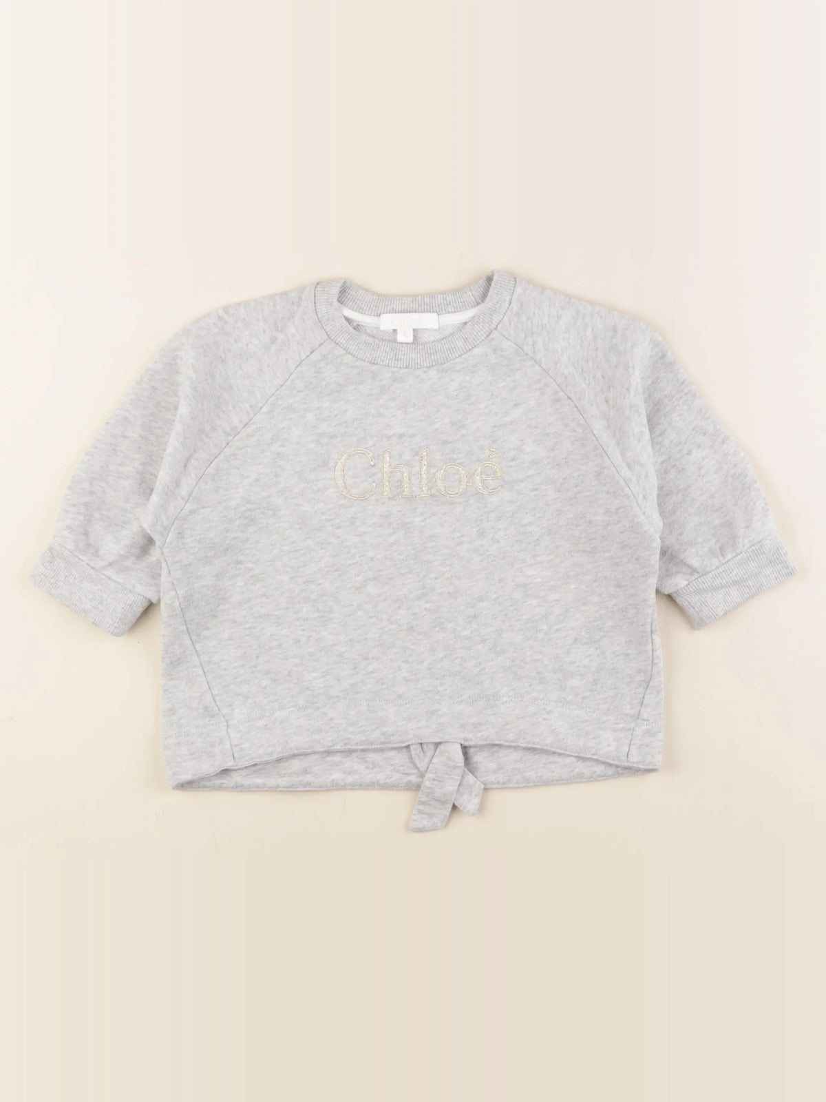 Chloé - sweat gris - 4 ans