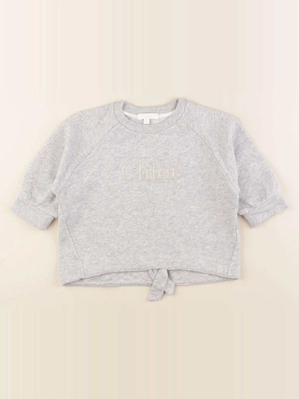 Chloé - sweat gris - 4 ans