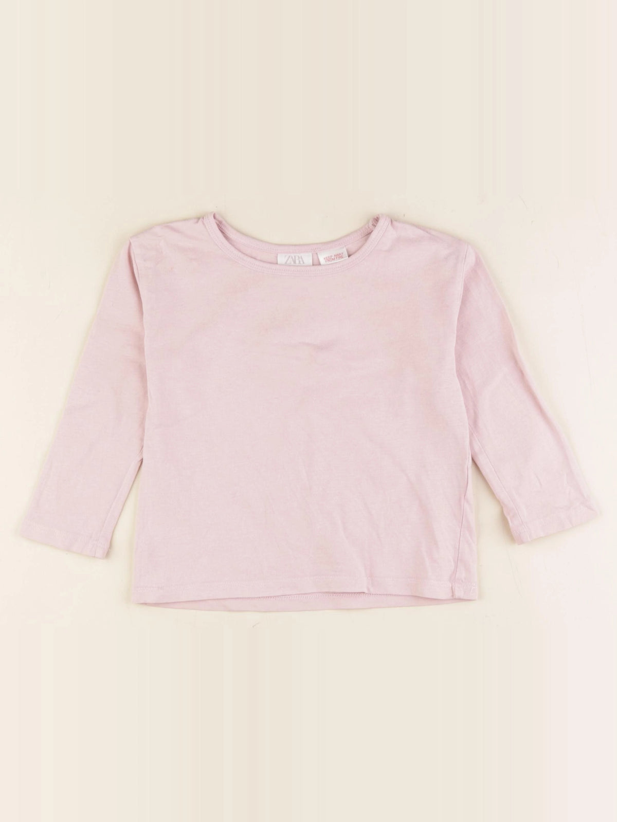 Zara - tee-shirt rose - 18/24 mois