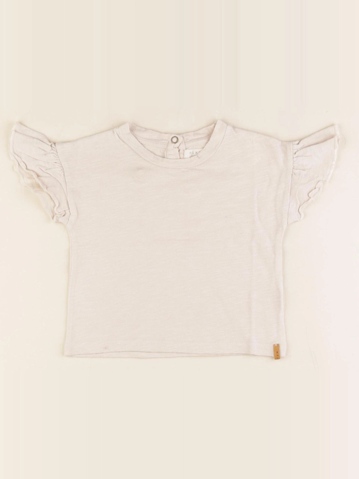 Nixnut - tee-shirt beige - 12 mois