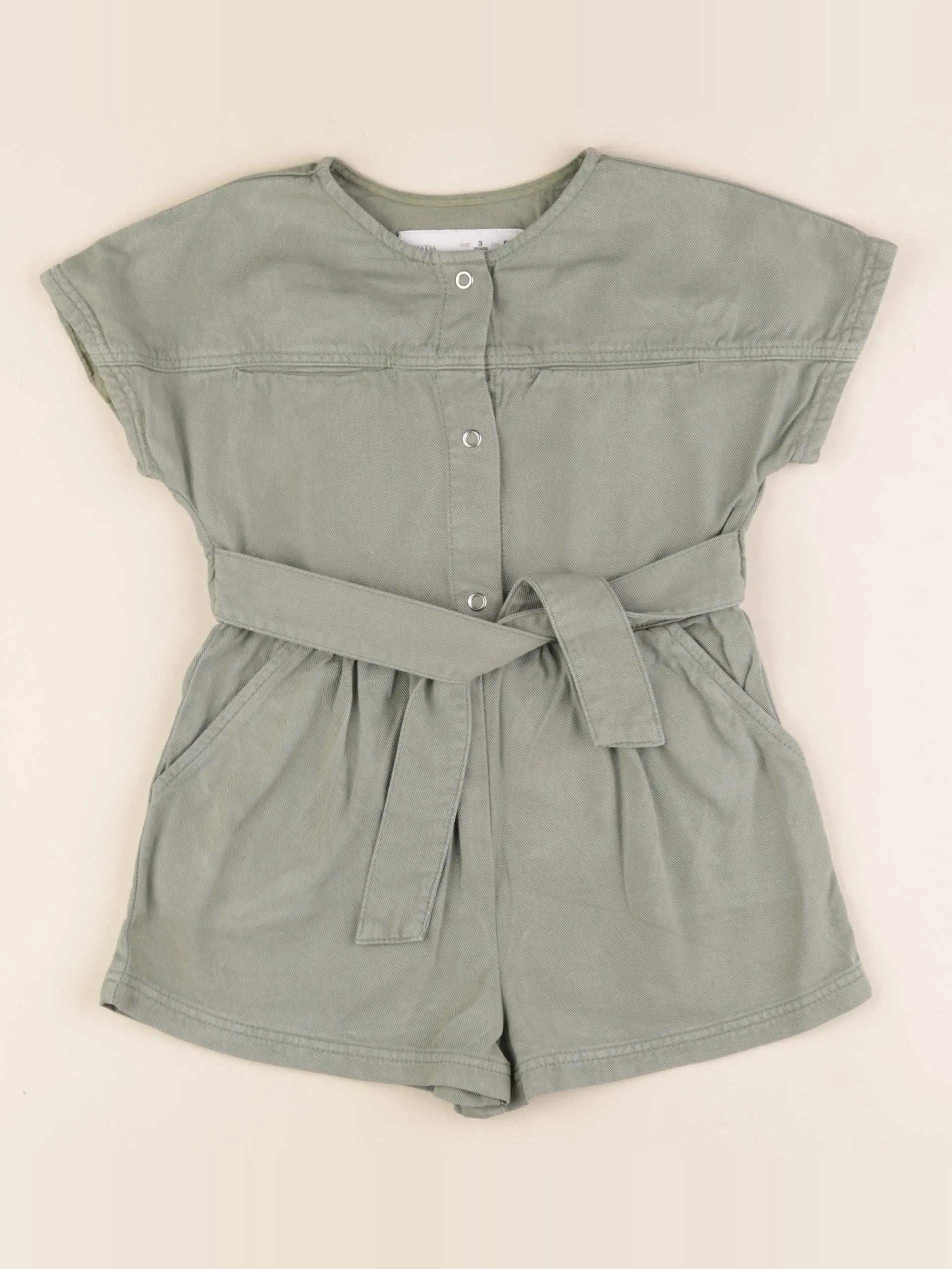 Zara - combinaison vert - 3 ans