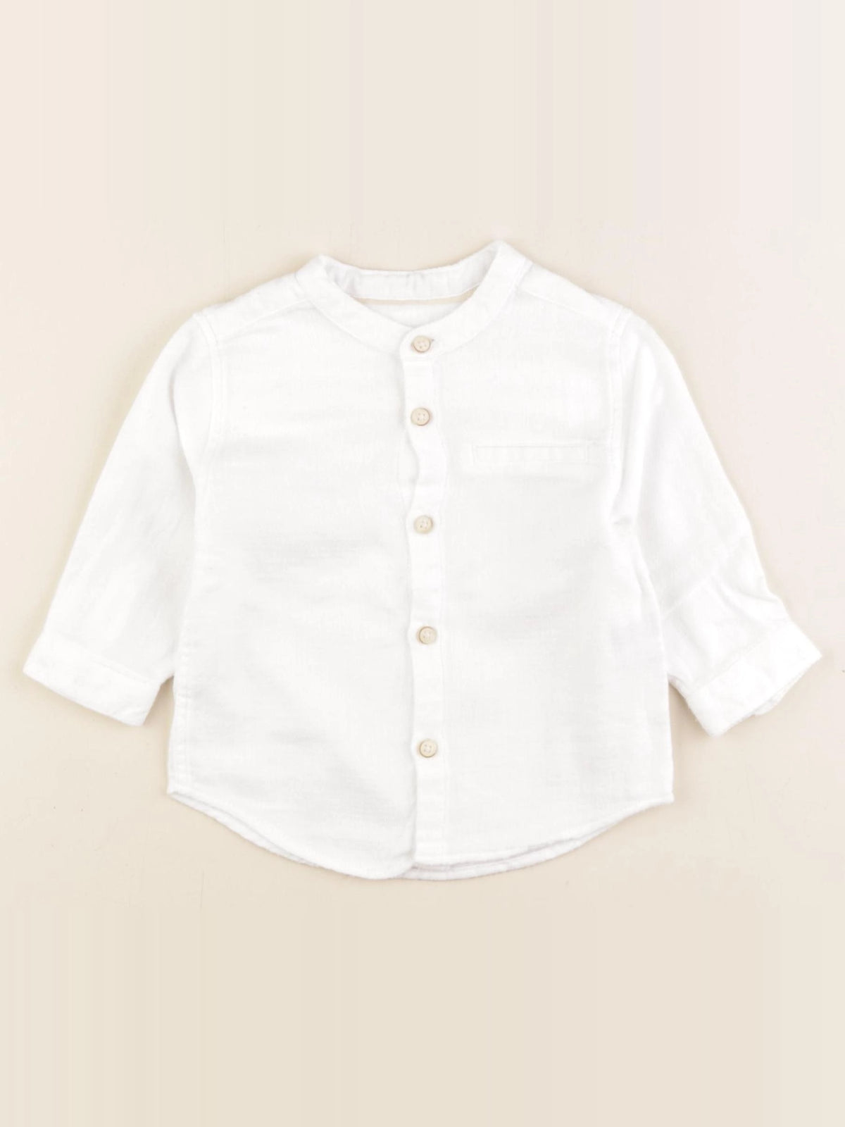 Zara - chemise blanc - 3/6 mois
