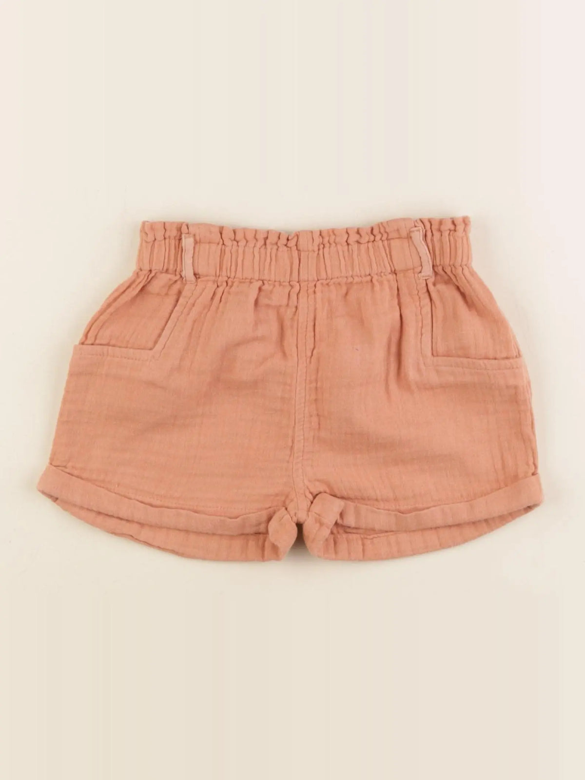 La Redoute - short orange - 3 ans