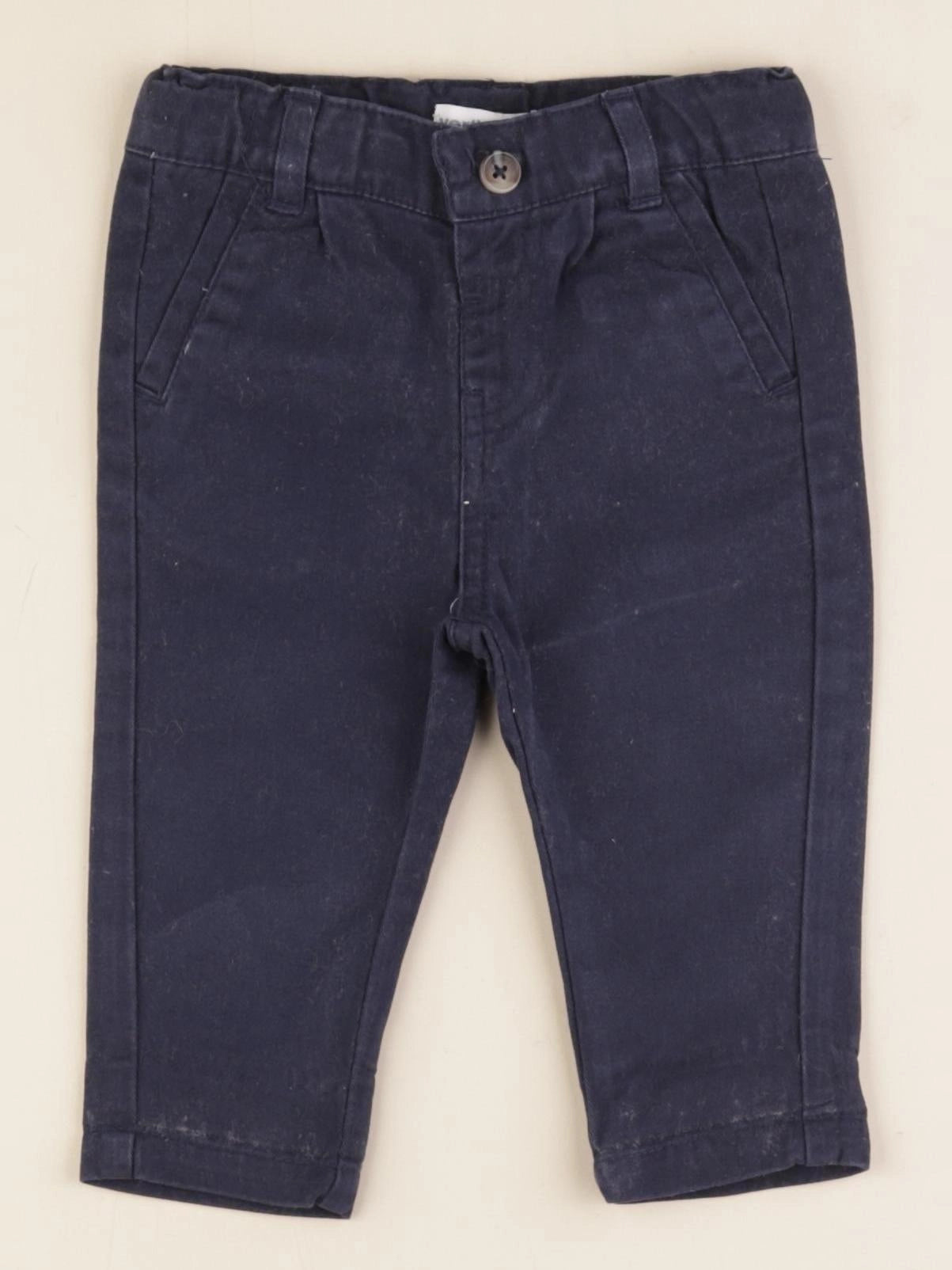 Vertbaudet - pantalon bleu - 6 mois