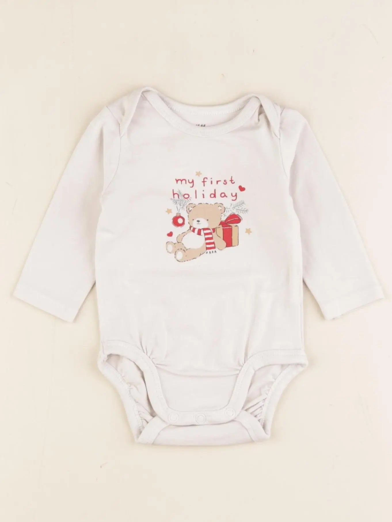 H&M - body beige - 1/2 mois