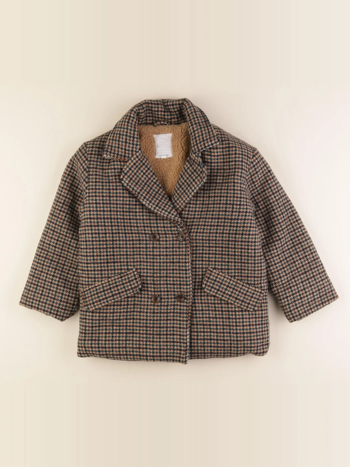Vertbaudet - manteau multicolore - 9 ans
