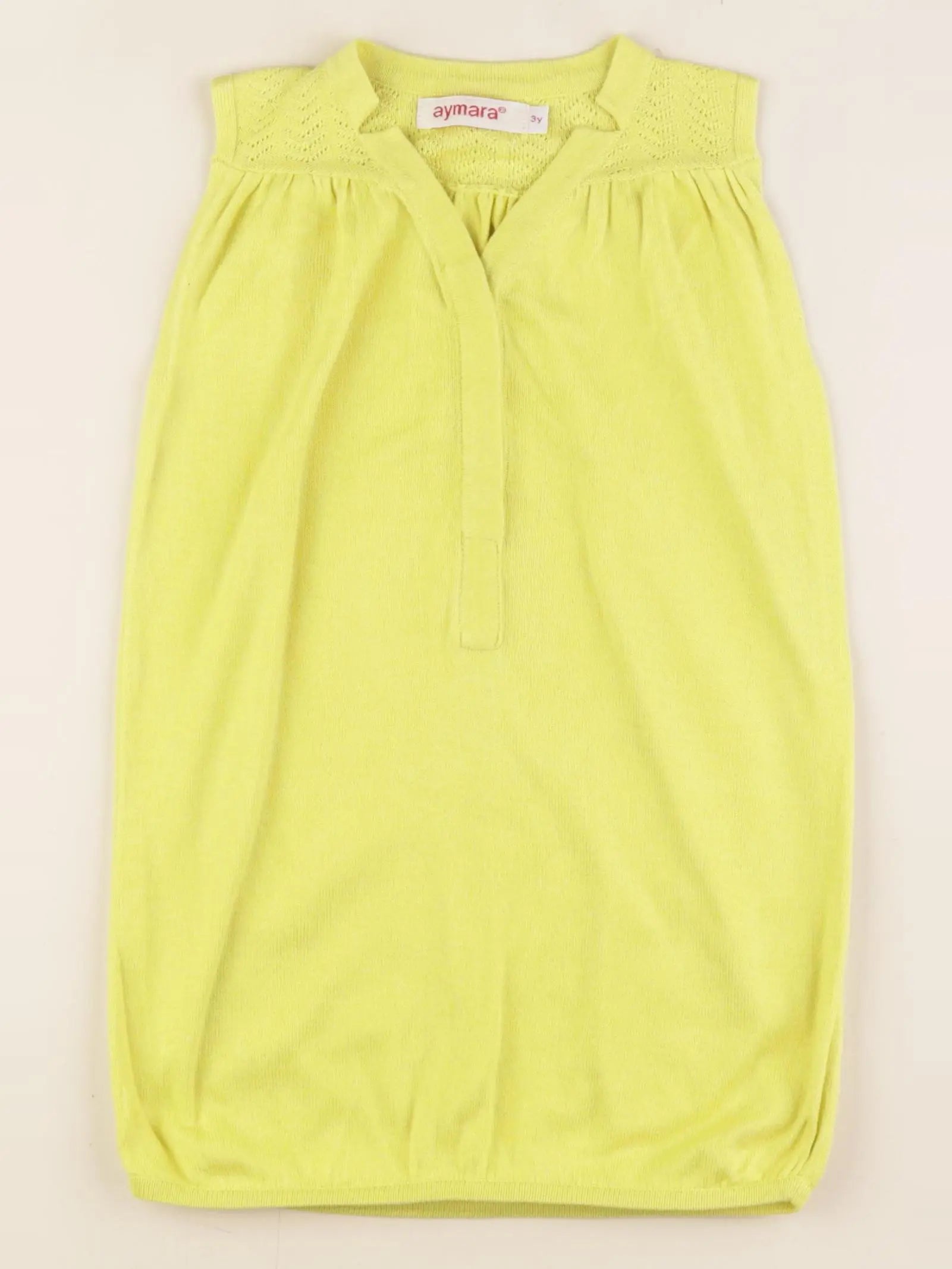 Aymara - robe jaune - 3 ans