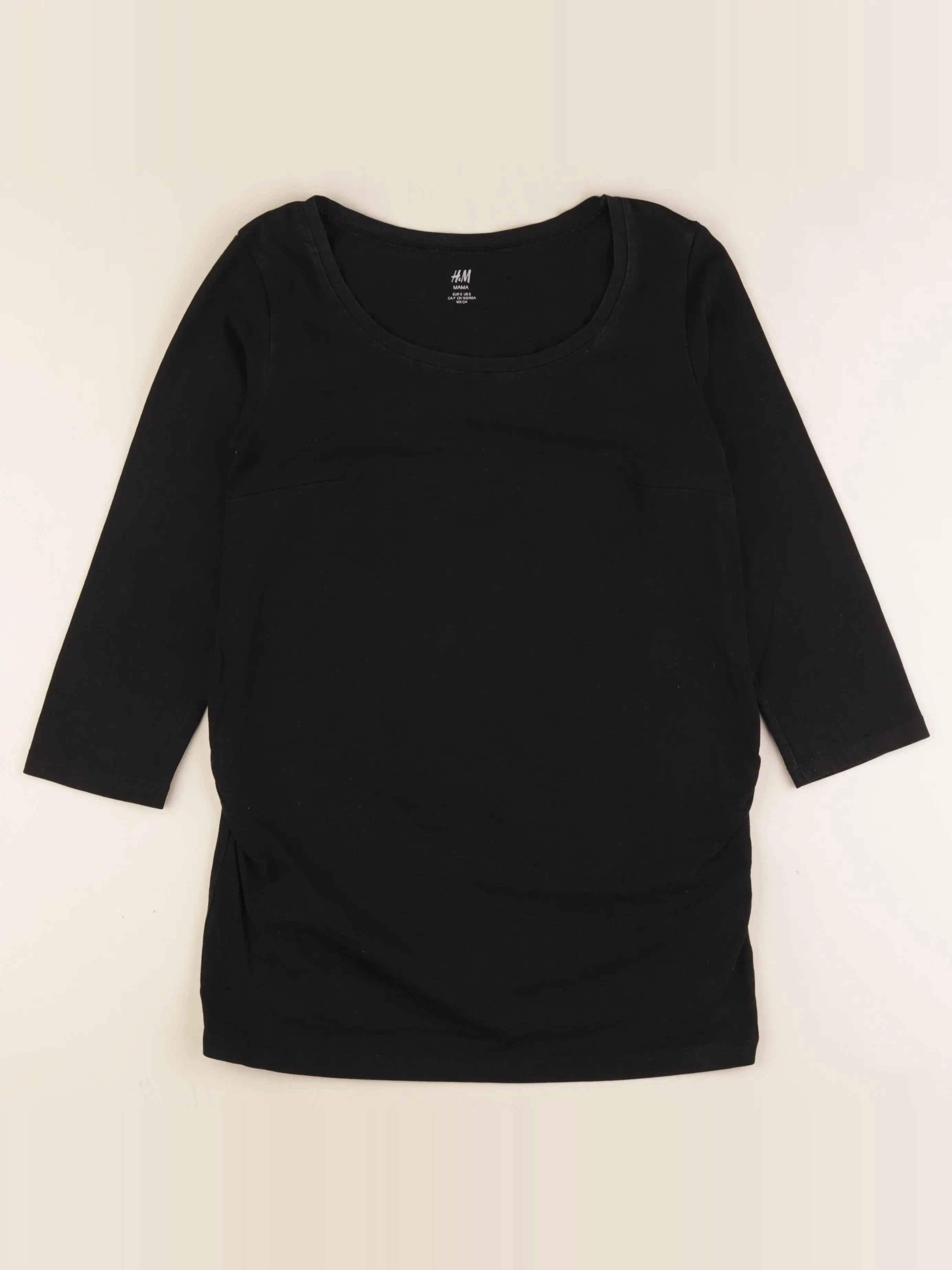 H&M - tee-shirt grossesse noir - s