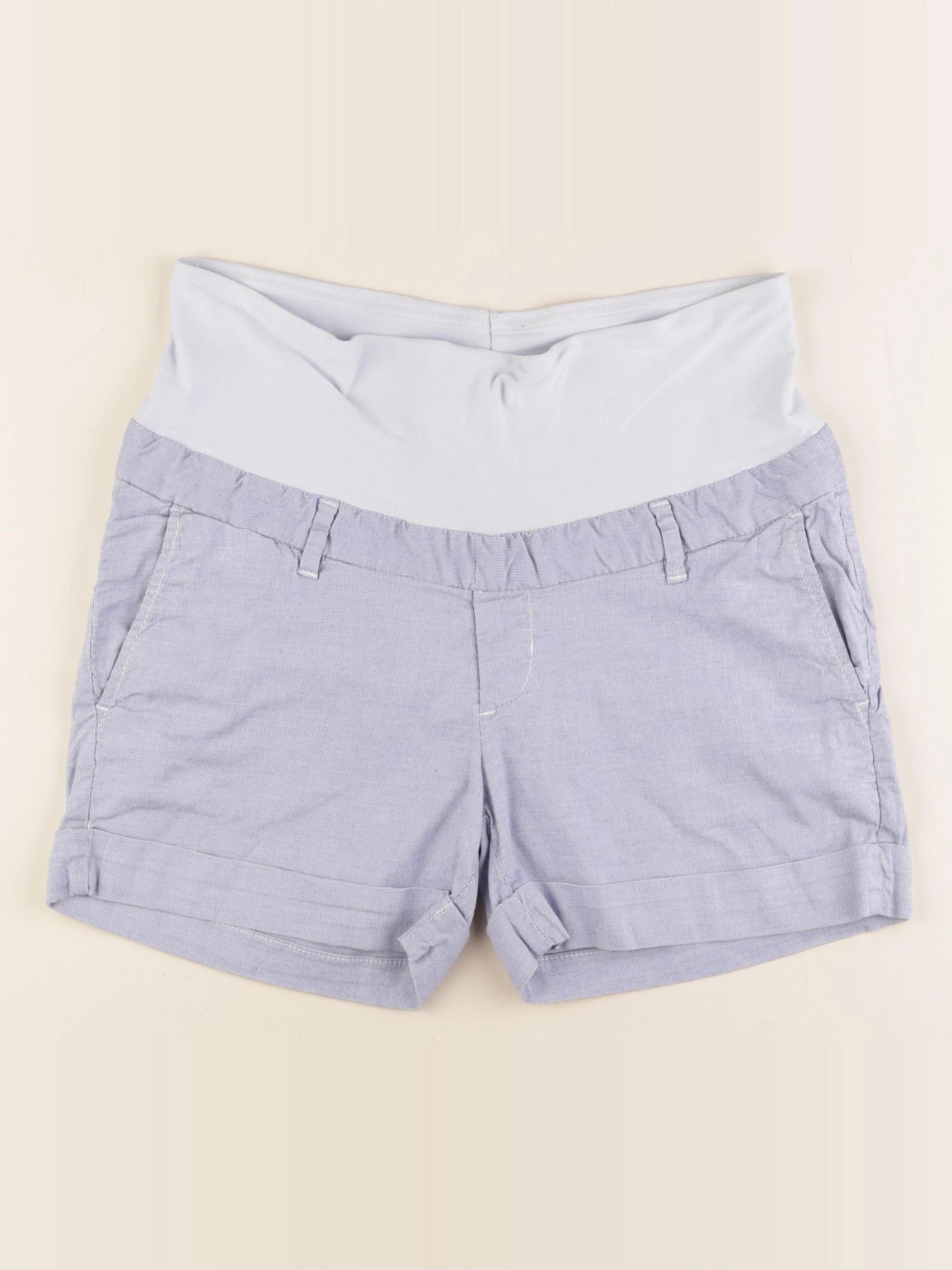 H&M - short grossesse bleu - 38
