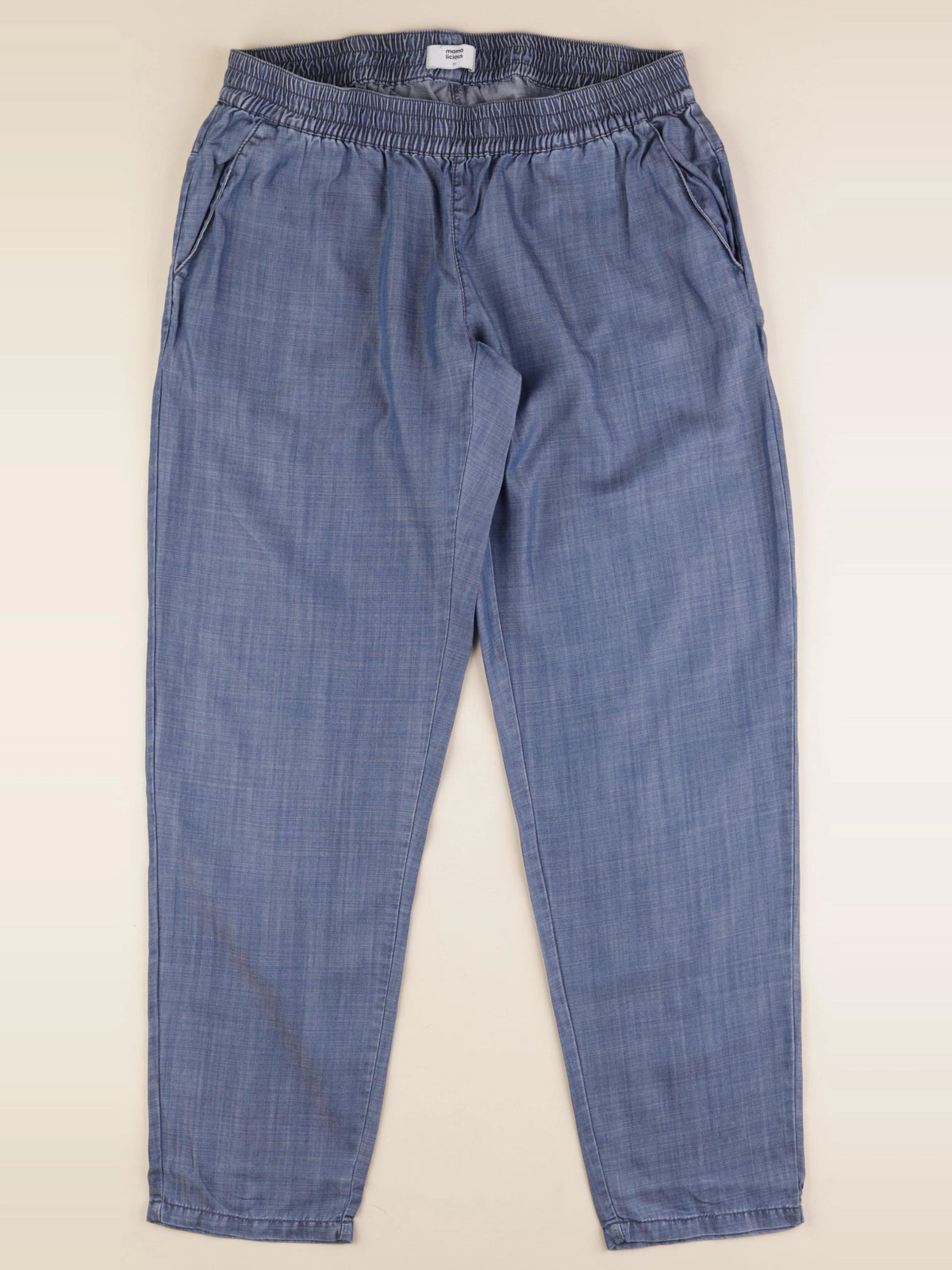 Mamalicious - pantalon grossesse bleu - m