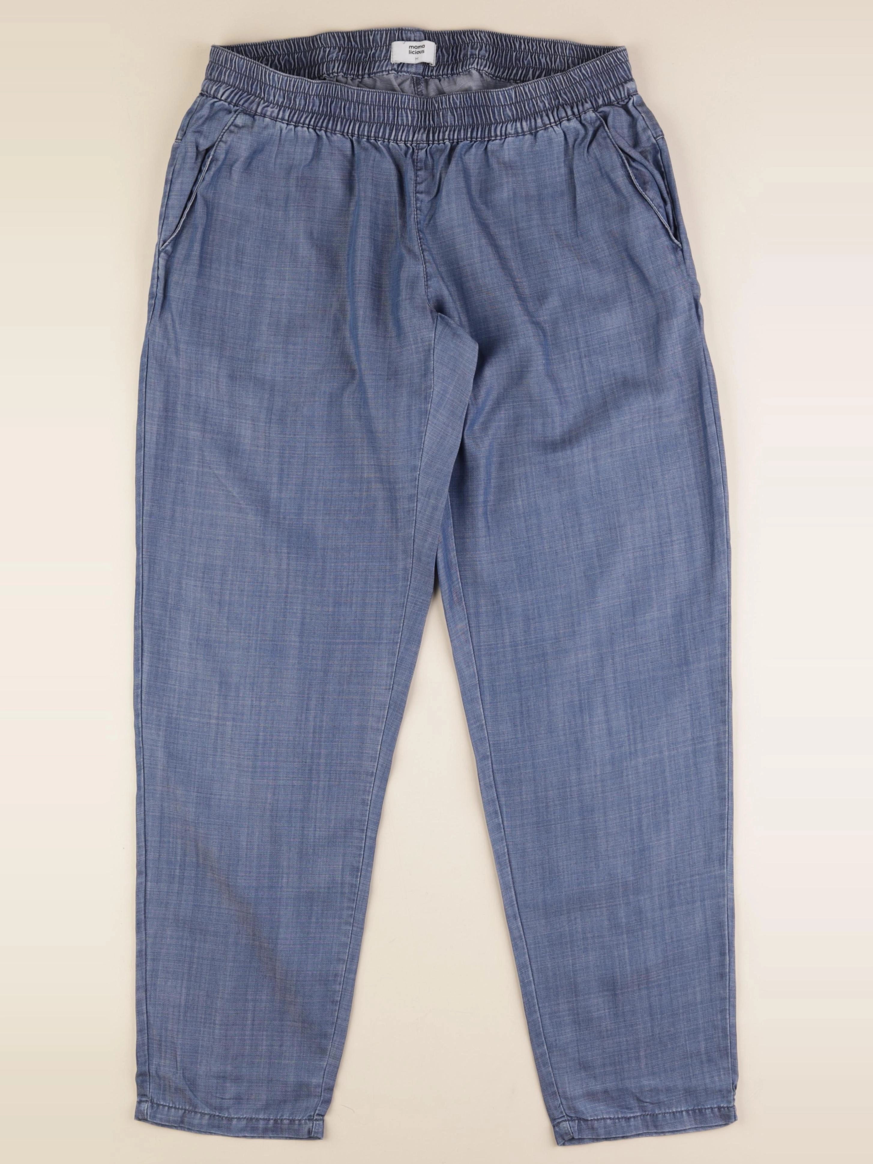 Mamalicious - pantalon grossesse bleu - m