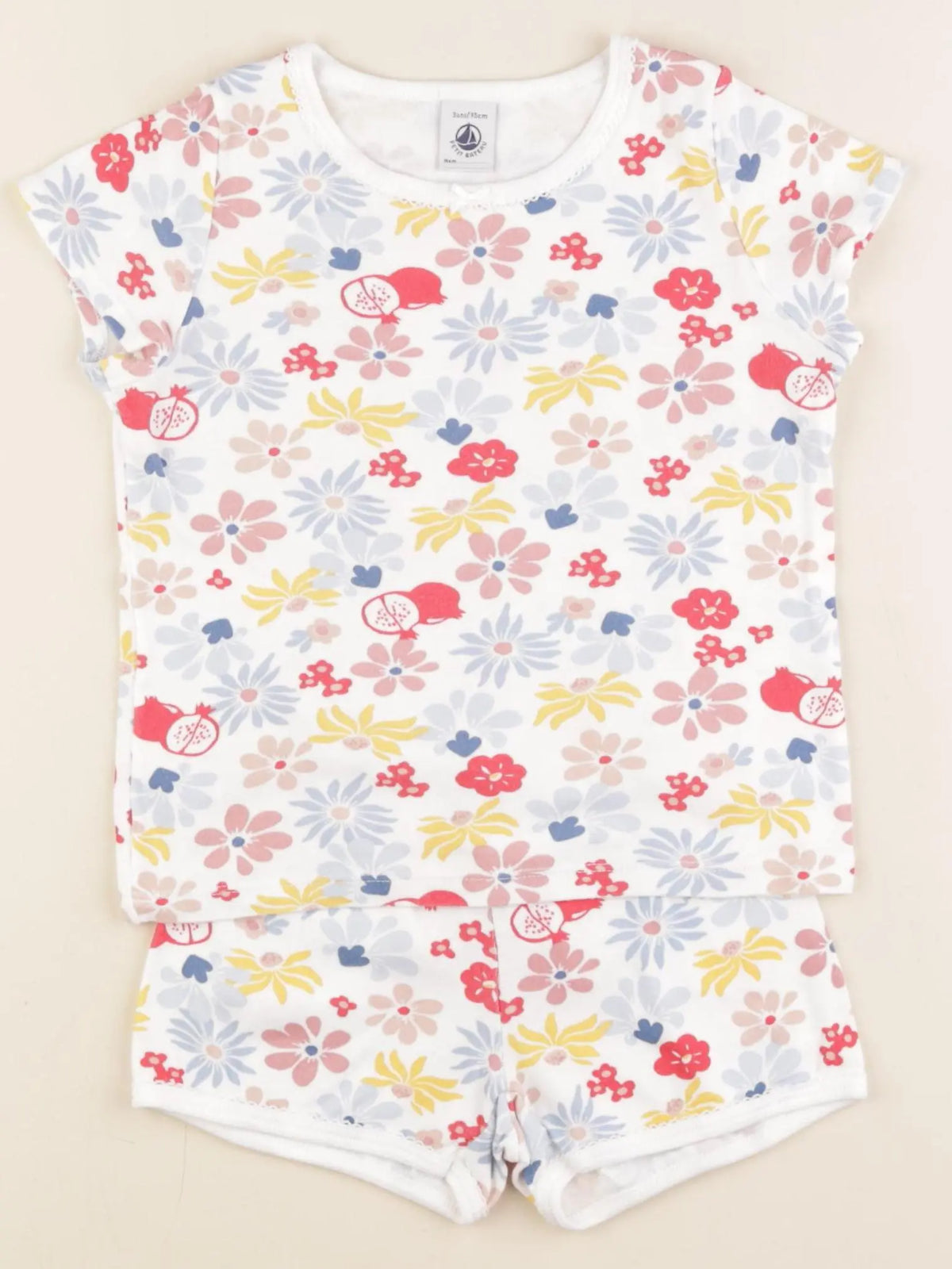 Petit Bateau - pyjama coton multicolore - 3 ans