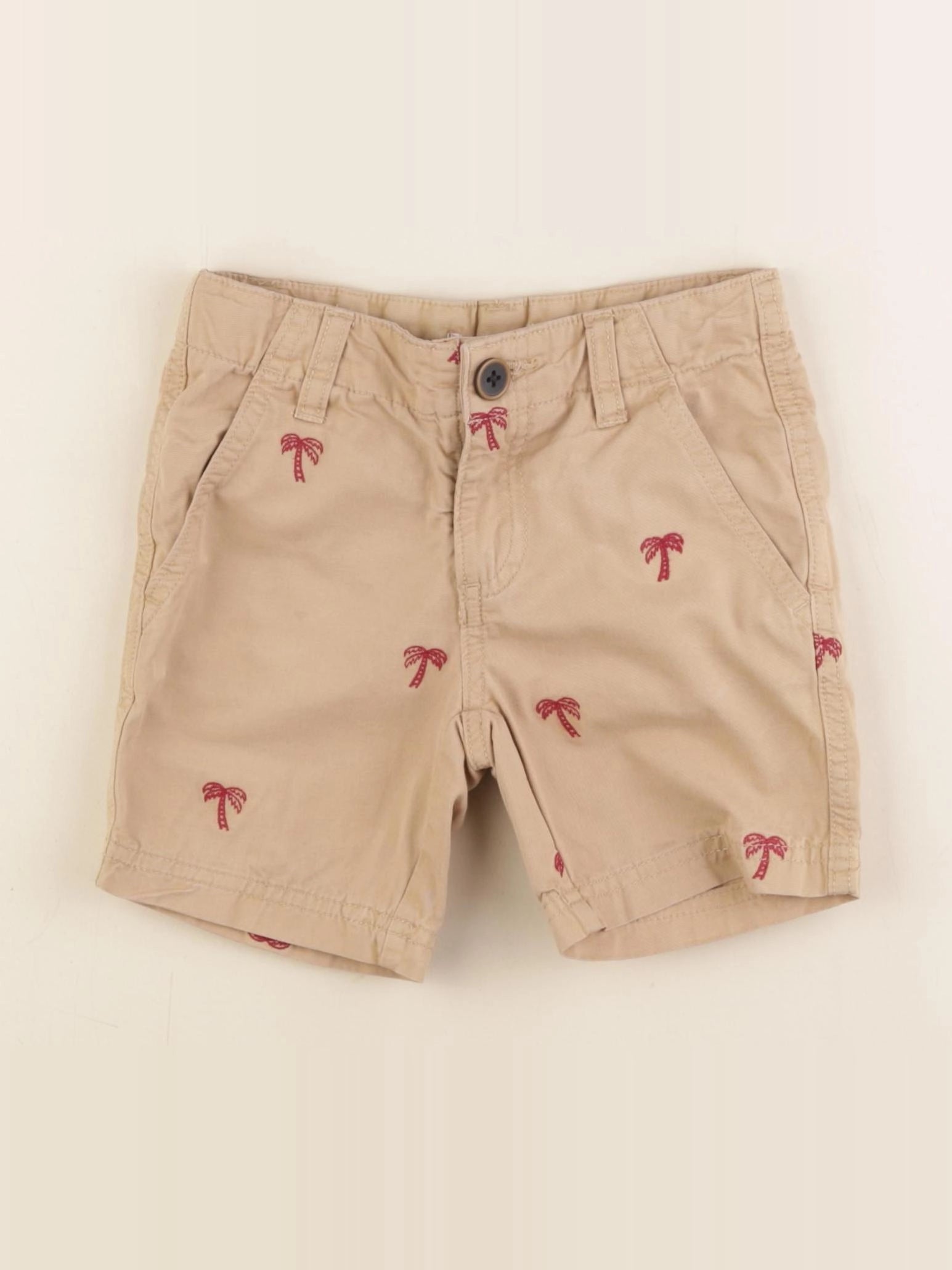 Monoprix - short beige - 3 ans