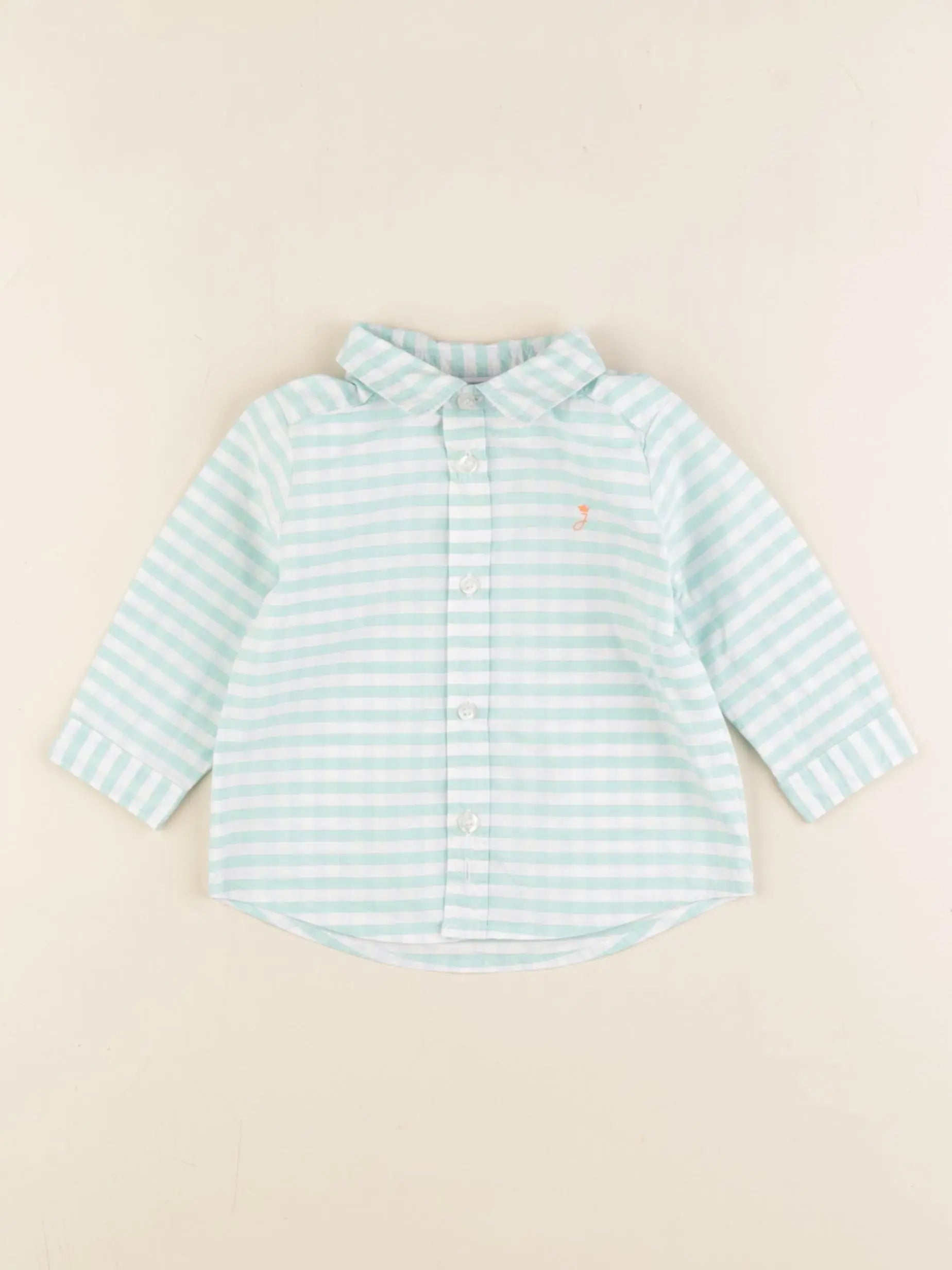 Jacadi - chemise vert - 6 mois