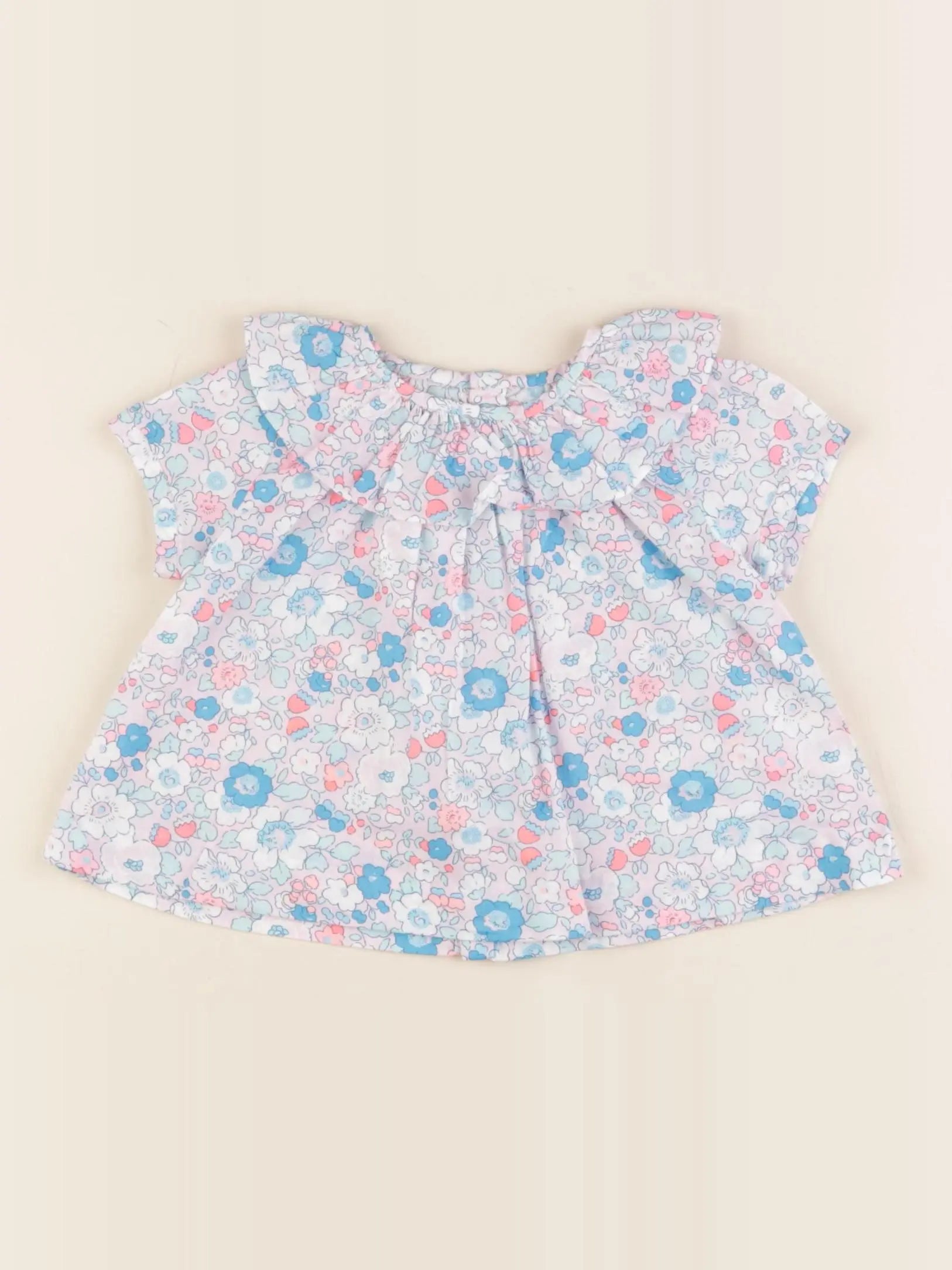 Jacadi - blouse liberty multicolore - 6 mois