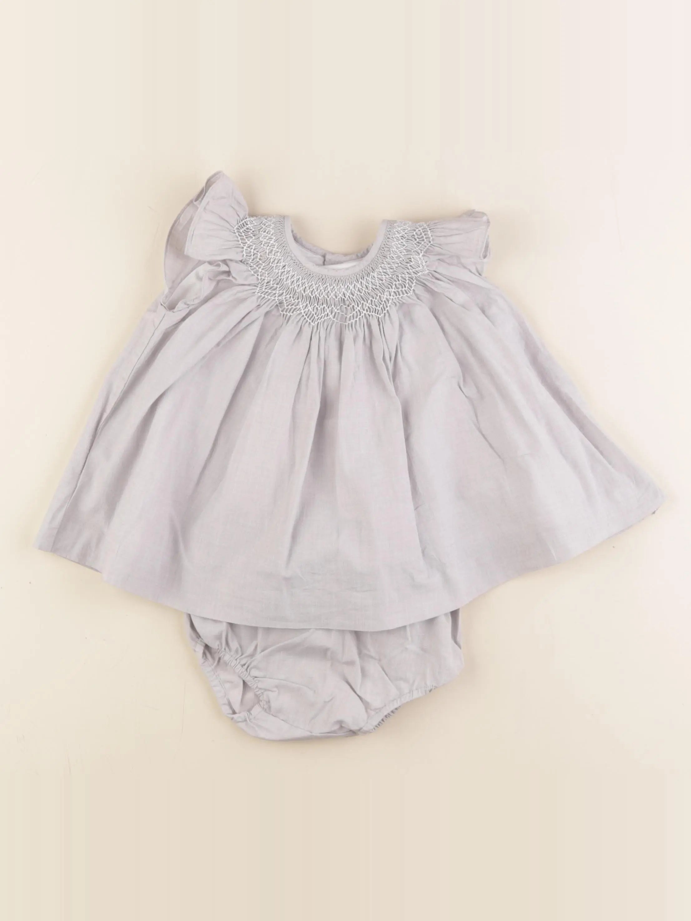 Jacadi - robe gris - 6 mois