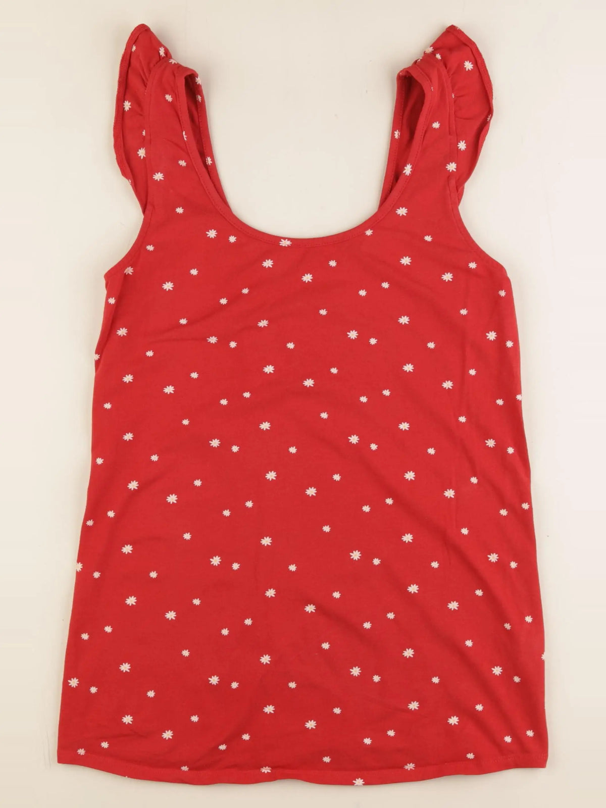 Kiabi - débardeur grossesse rouge - m