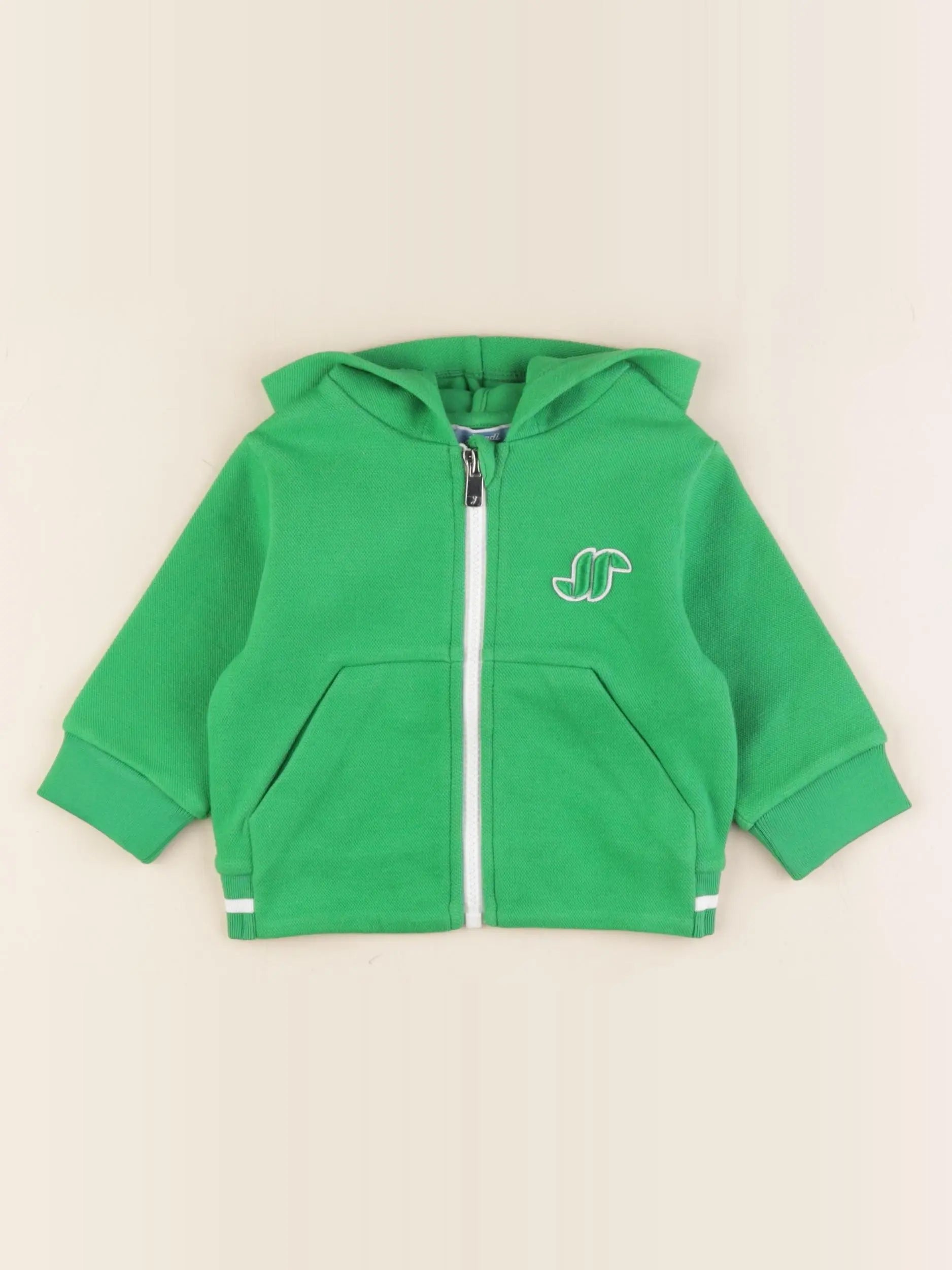 Jacadi - sweat vert - 6 mois