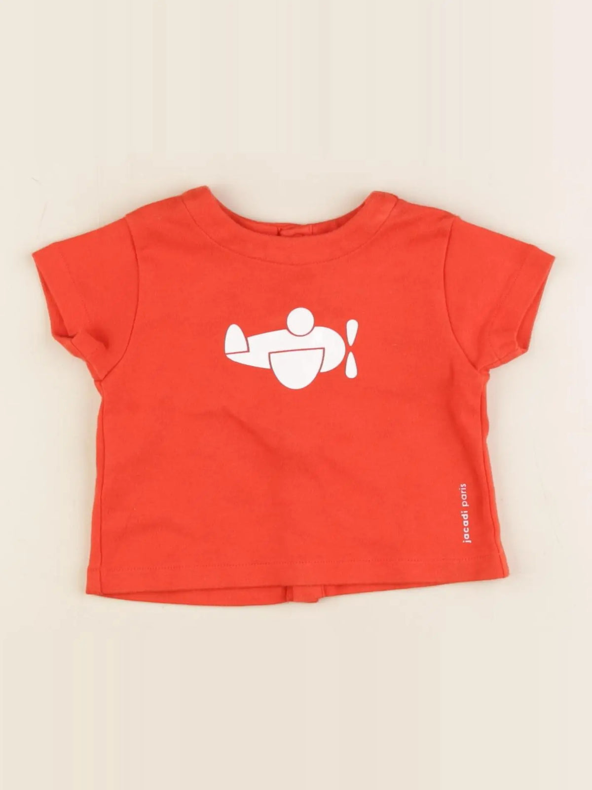 Jacadi - tee-shirt rouge - 3 mois