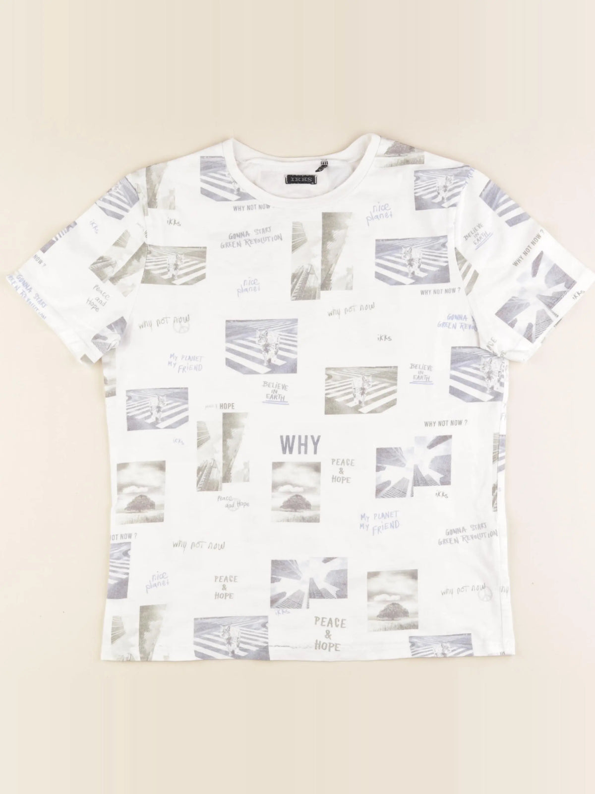IKKS - tee-shirt blanc - 12 ans