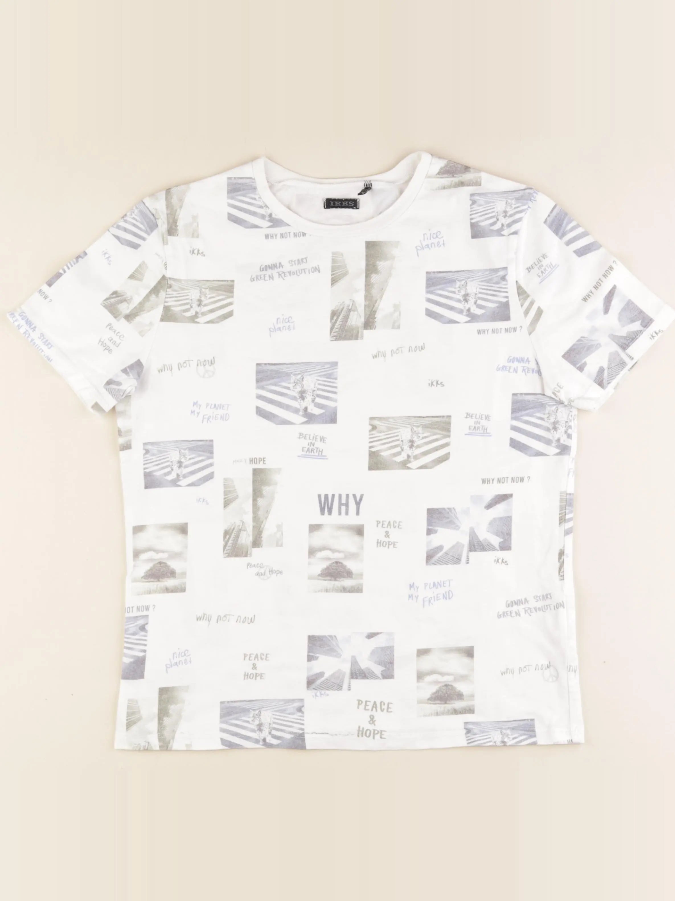 IKKS - tee-shirt blanc - 12 ans