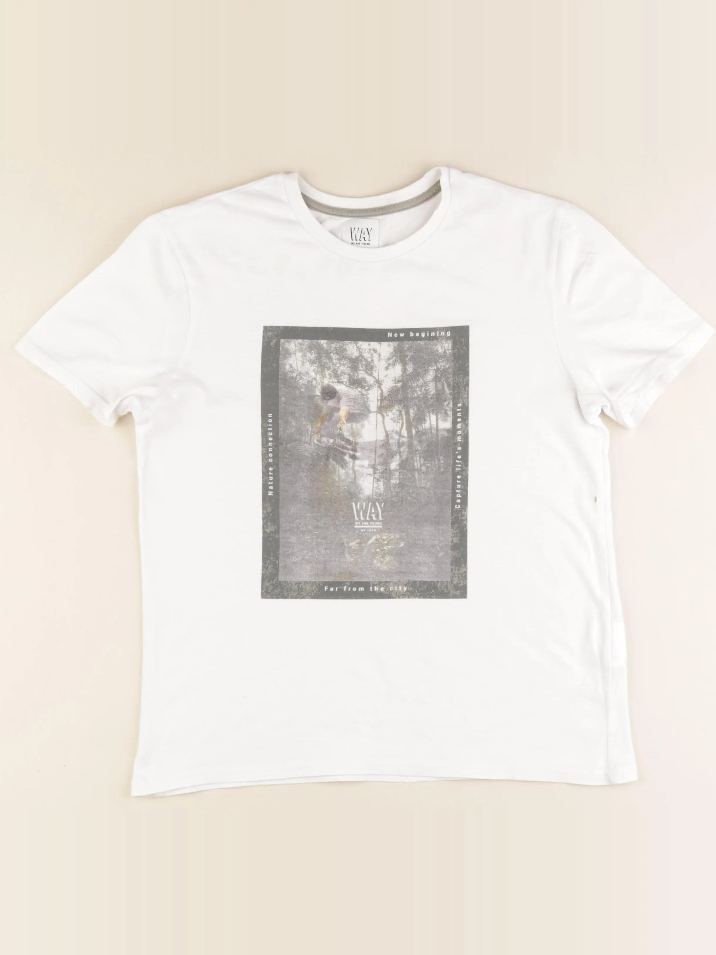 IKKS - tee-shirt blanc - 12 ans