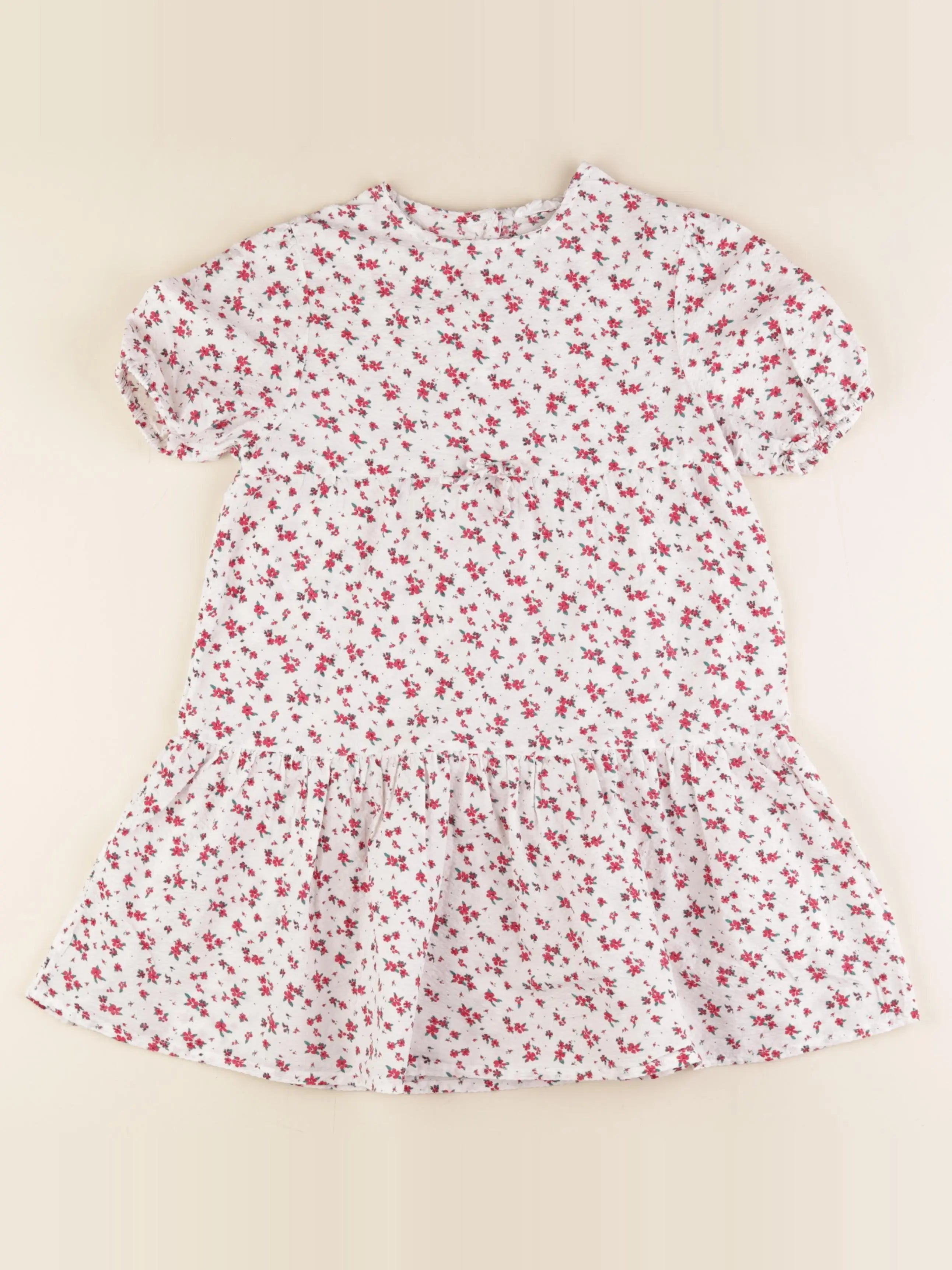 Vertbaudet - robe rouge - 7 ans