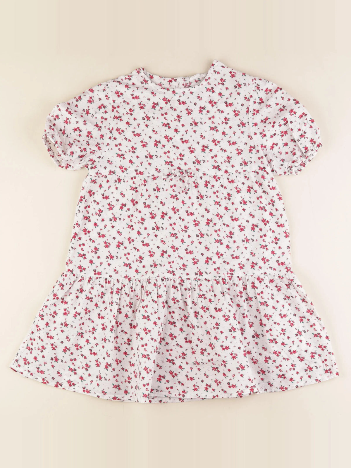 Vertbaudet - robe rouge - 7 ans